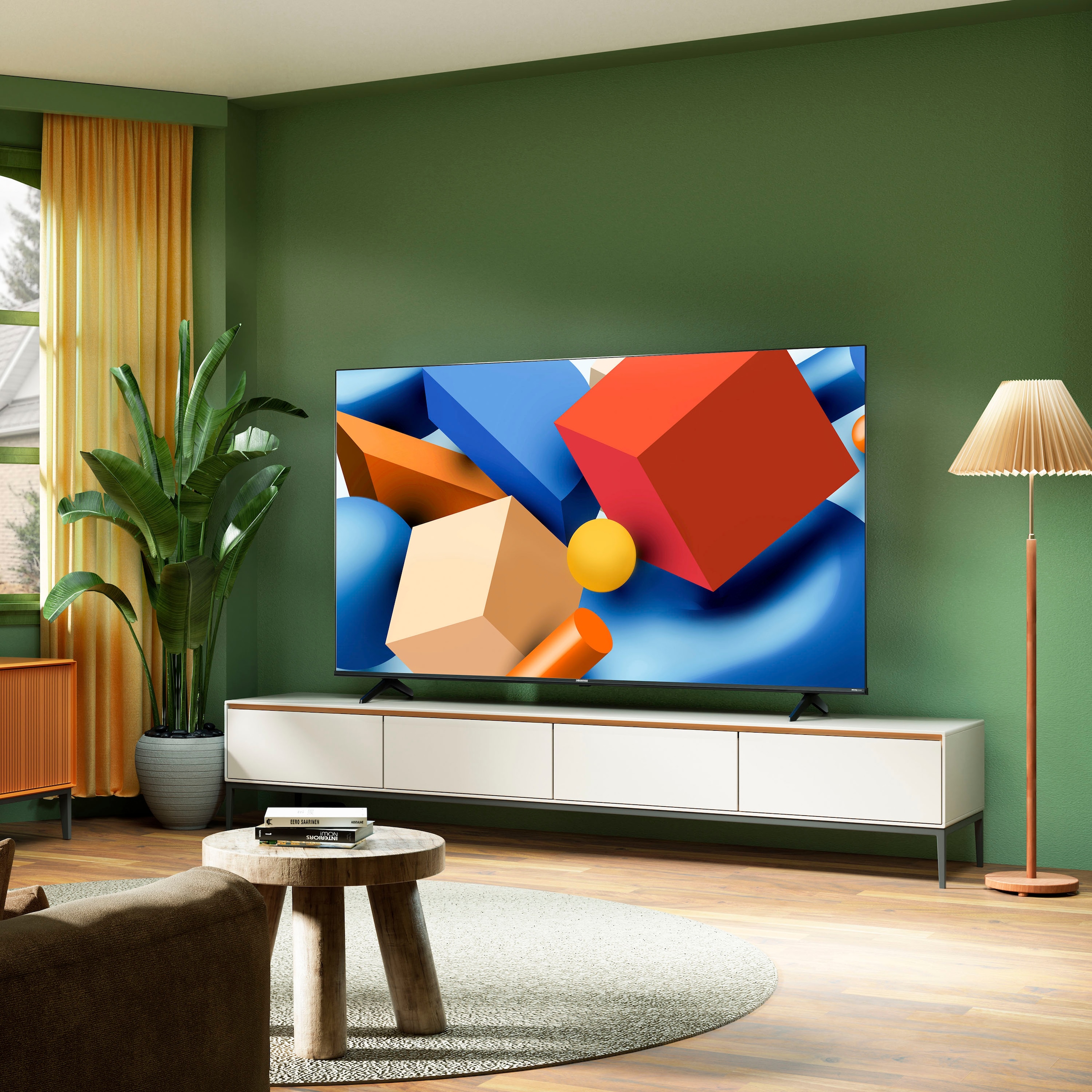 Hisense LED-Fernseher »55E61KT«, 139 cm/55 Zoll, 4K Ultra HD, Smart-TV, Smart-TV, Dolby Vision, Triple Tuner DVB-C/S/S2/T/T2