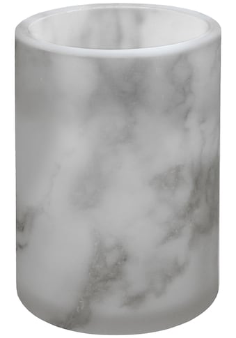 Kleine Wolke Zahnputzbecher »Marmor«, Accessoire Serie aus Glas mit Marmor Optik kaufen