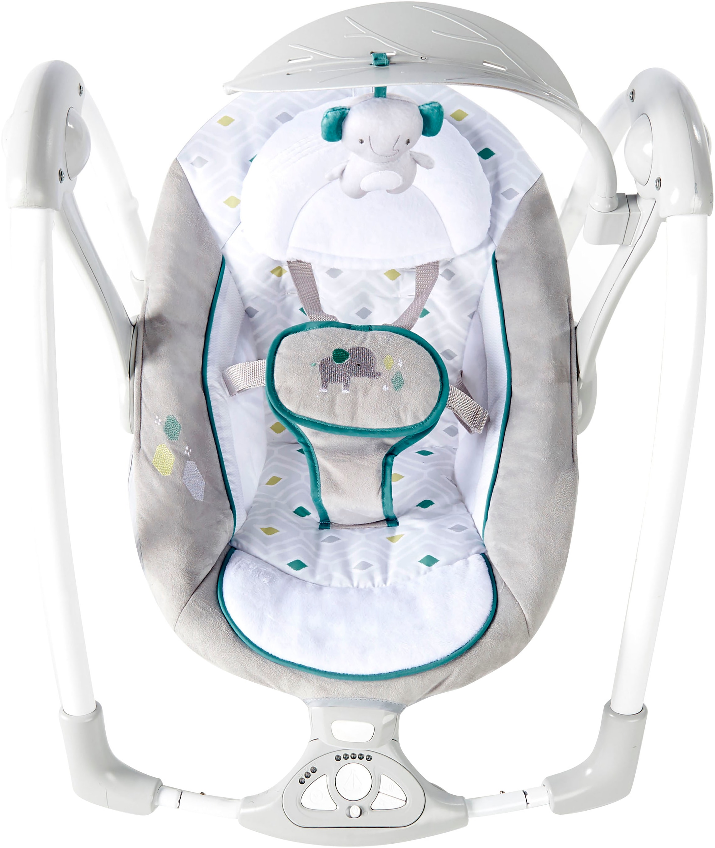 ingenuity Babyschaukel »ConvertMe Swing-2-Seat Portable Swing - Nash« mit automatischer Schaukelfunktion und Sound-Effekt