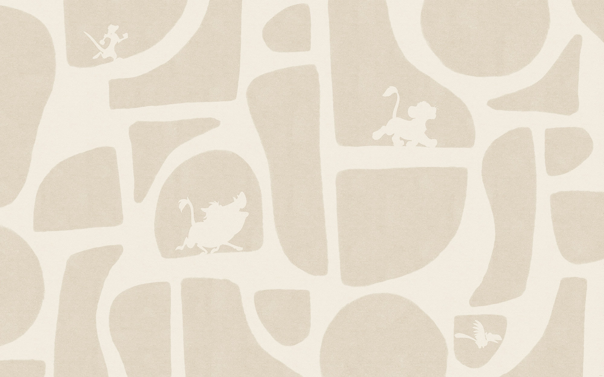 Komar Kindertapete »Disney The Lion King Animals and Shapes«, bedruckt