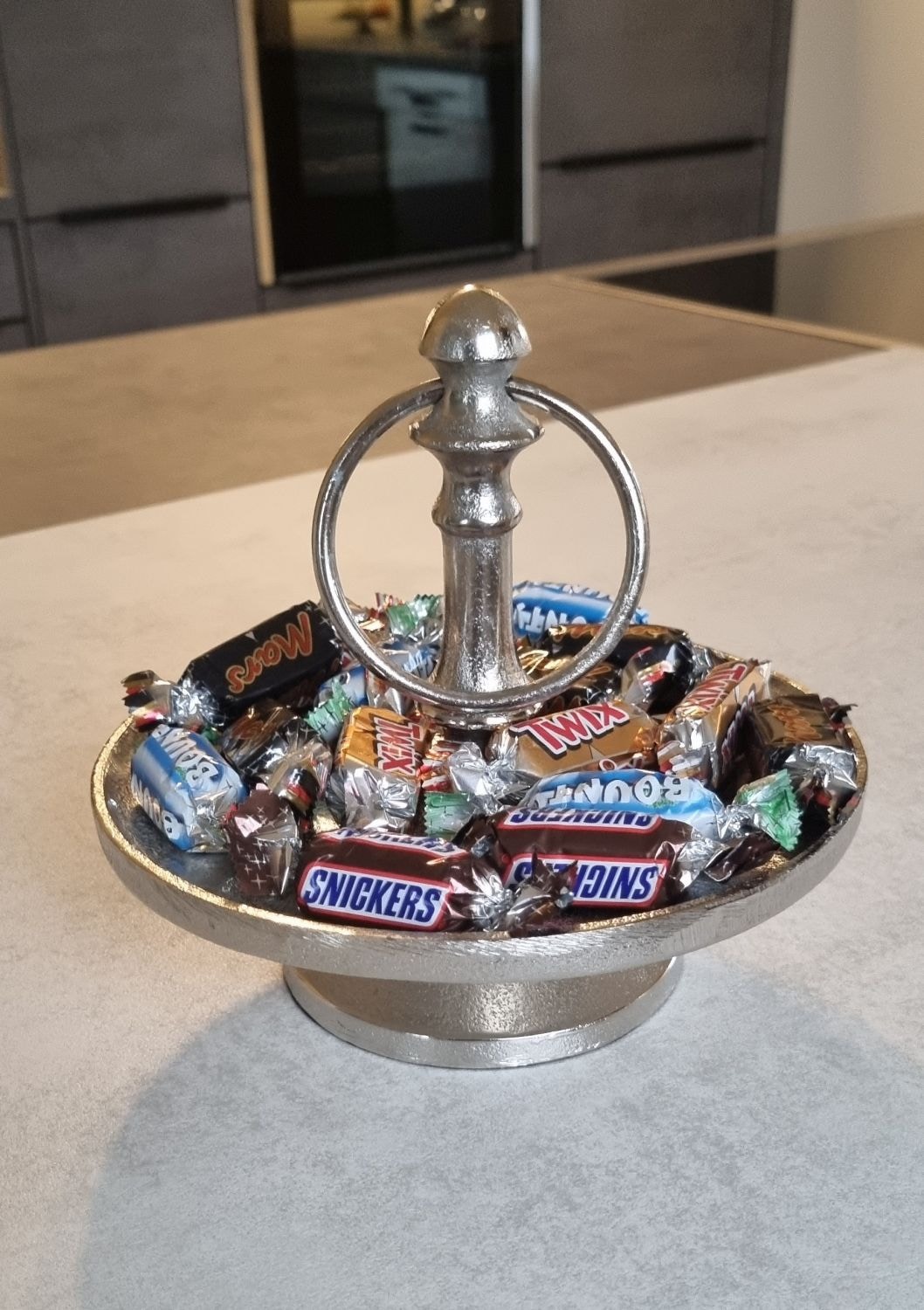 Ambiente Haus Servierplatte »Etagere 1 Stufe in Silberfarben«