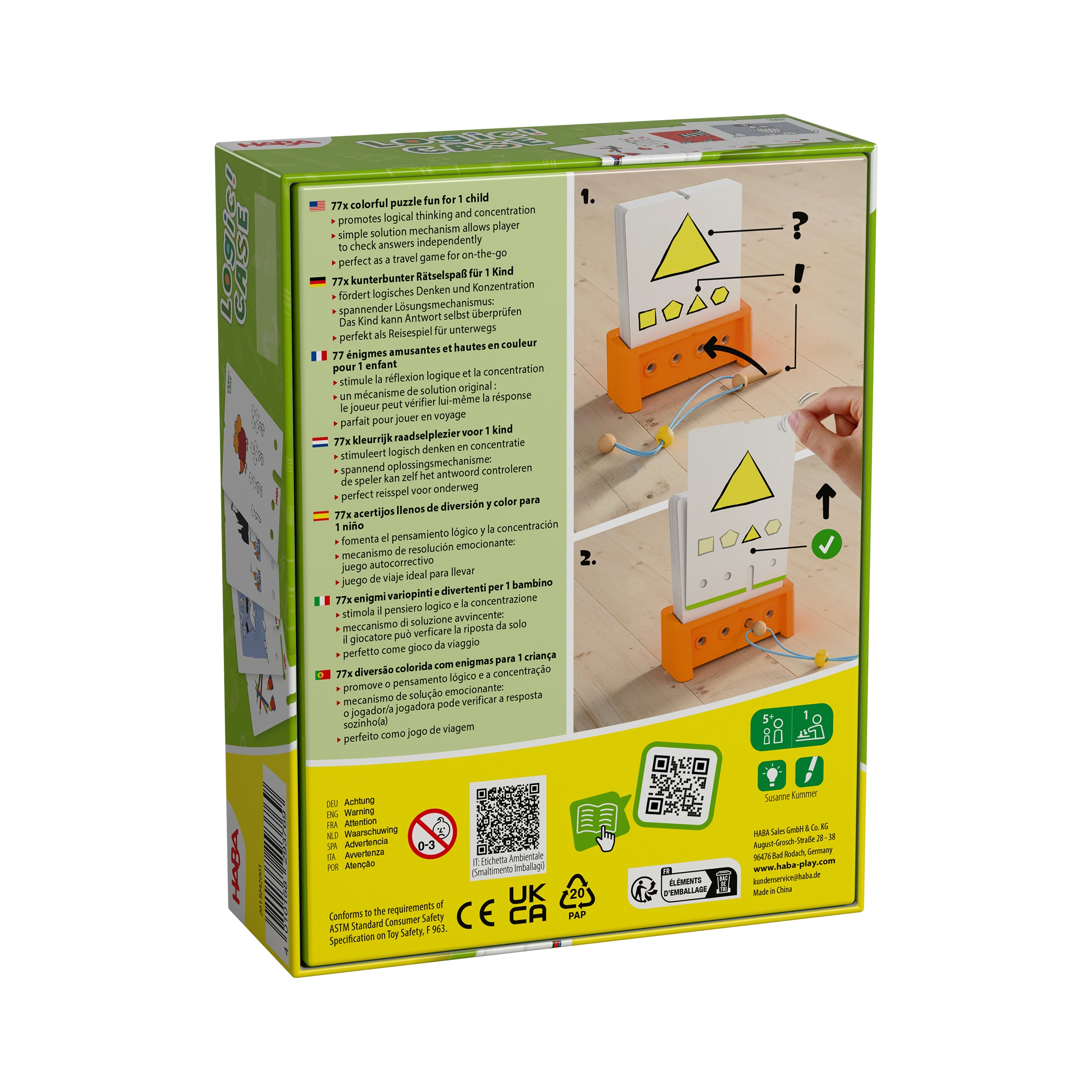 Haba Spiel »LogicCASE Starter Set 5+, Solo Challenge«