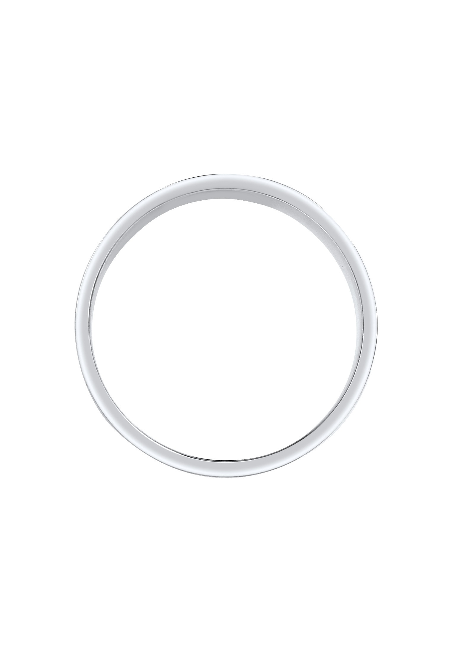 Kuzzoi Silberring »Ring Herren Bandring Kreuz Glanz 925 Silber«