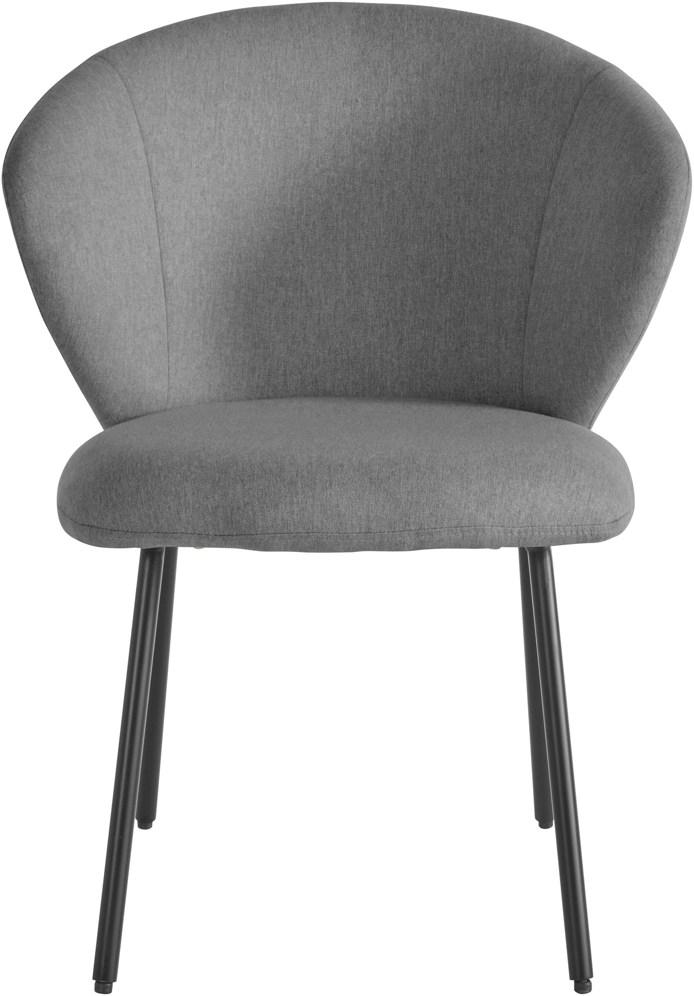 LeGer Home by Lena Gercke Esszimmerstuhl »Galilea«, (Set), 2 St., Struktur, mit elegantem Strukturstoffbezug und stabilem Metallfuß