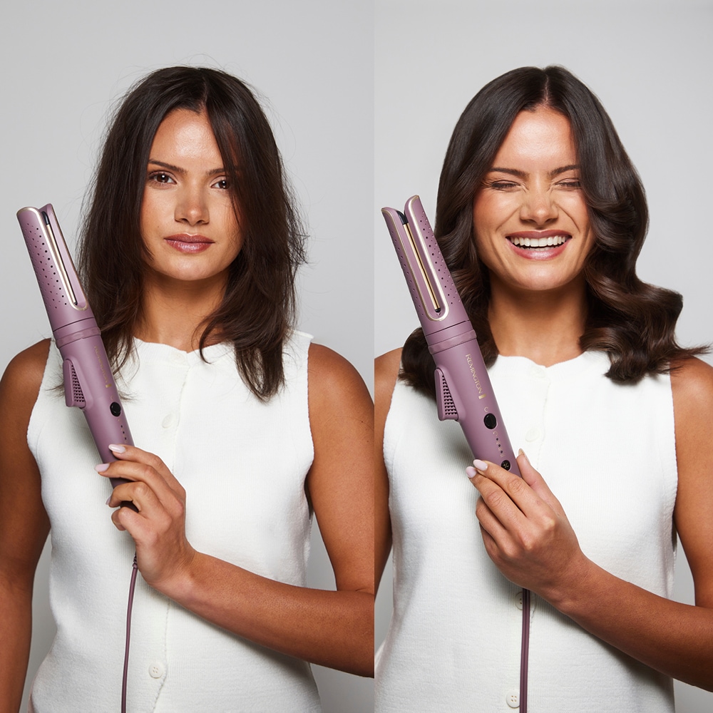 Remington Lockenstab »AIRviveRotierender Lockenstab (CI8930)« Keramik-Beschichtung rotierend, Ionic Air, Anti-Frizz-Mikrowirkstoffe, 160-210°