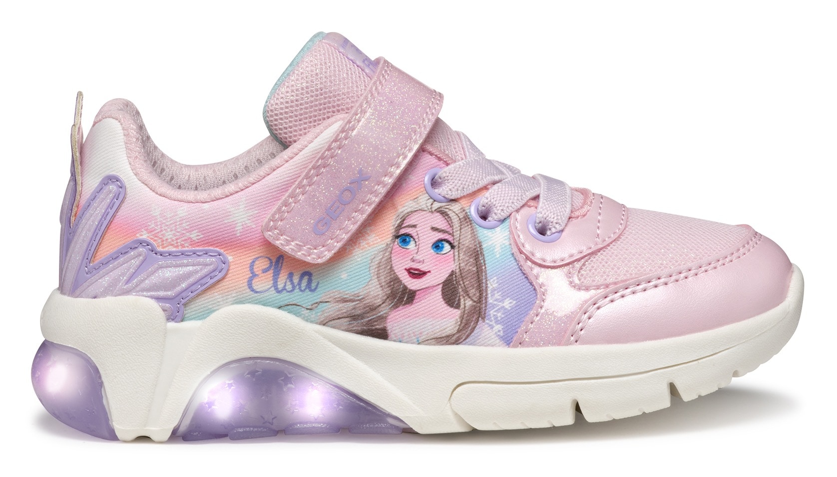 Sneaker »J FADINLIGHT GIRL Blinkschuh«, Disney Schuh, Klettschuh, Frozen Sneaker mit...