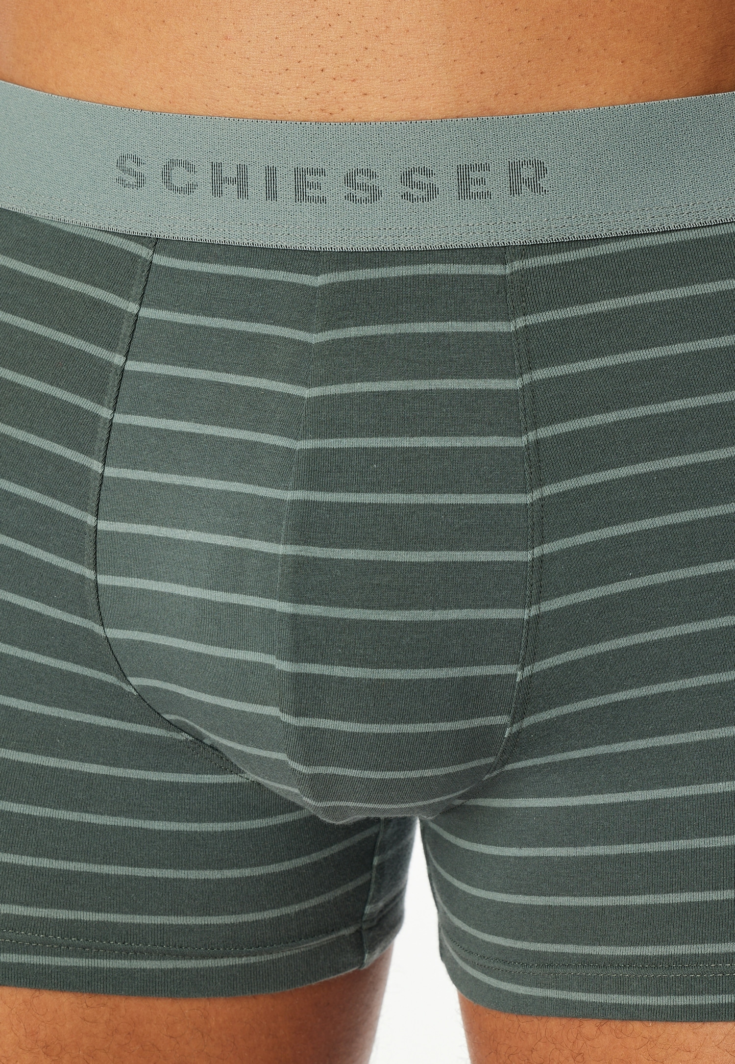 Schiesser Boxer »95/5 Multipacks« ohne Eingriff, softer Logo-Webgummibund