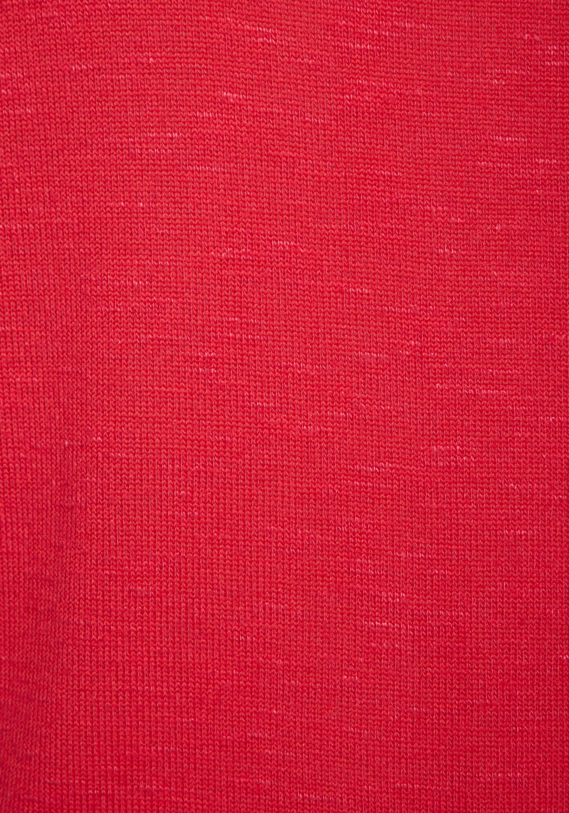 Vivance Kurzarmshirt »mit breitem Bund« aus weichem Viskose-Feinstrick