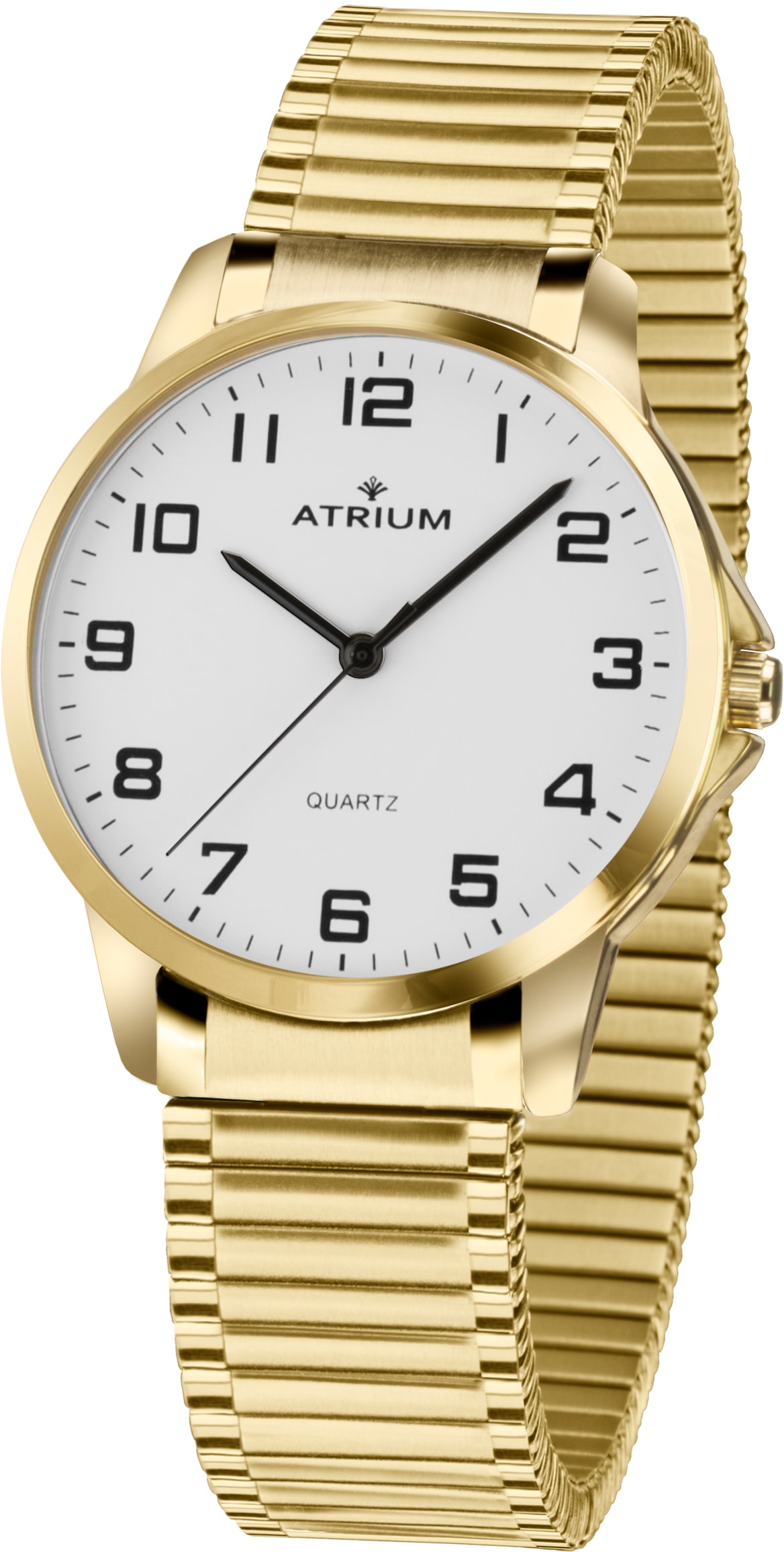 Atrium Quarzuhr »A37-60«, Armbanduhr, Damenuhr, Flexband, Zugband
