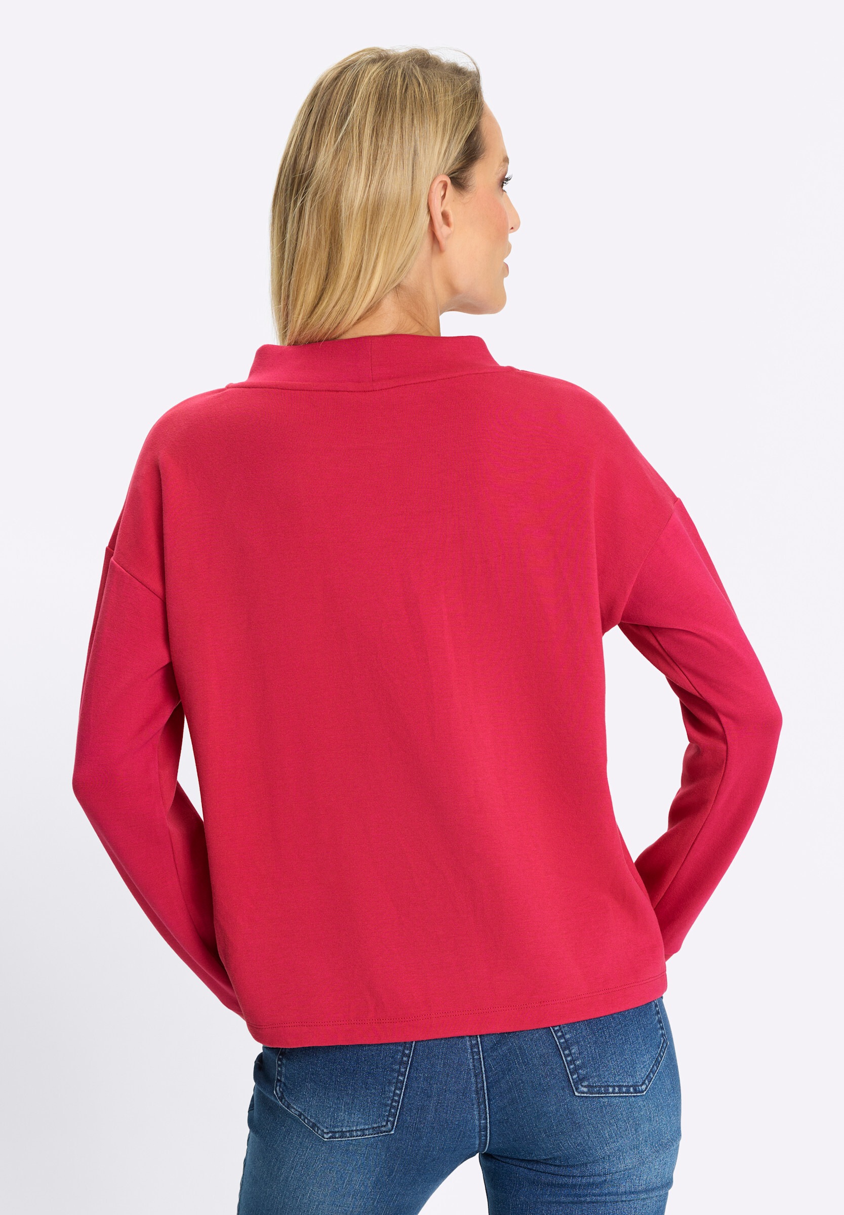 heine Sweatshirt »Sweatshirt Sweatshirt mit Stehkragen«
