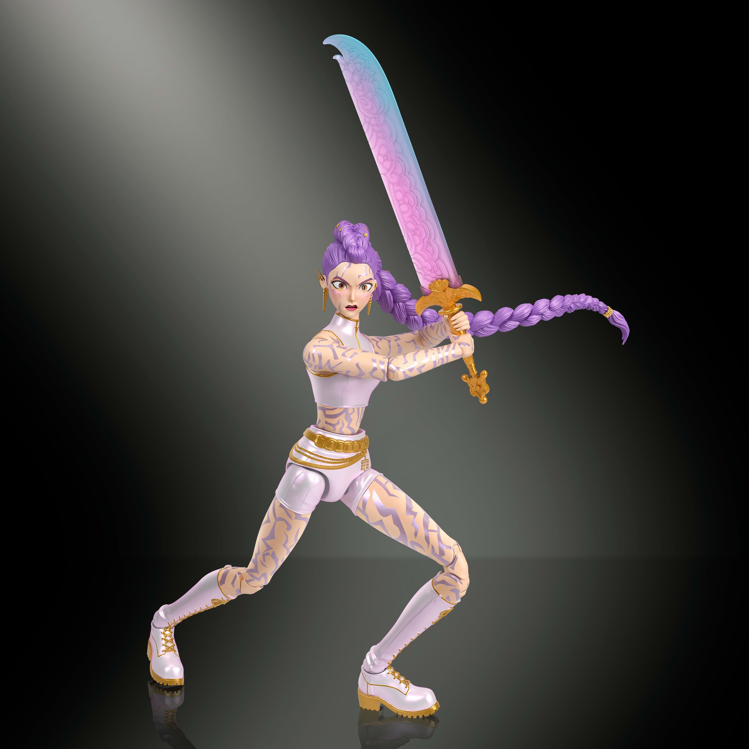 Mattel® Actionfigur »KPop Demon Hunters Rumi & Jinu - Der finale Kampf« beweglich