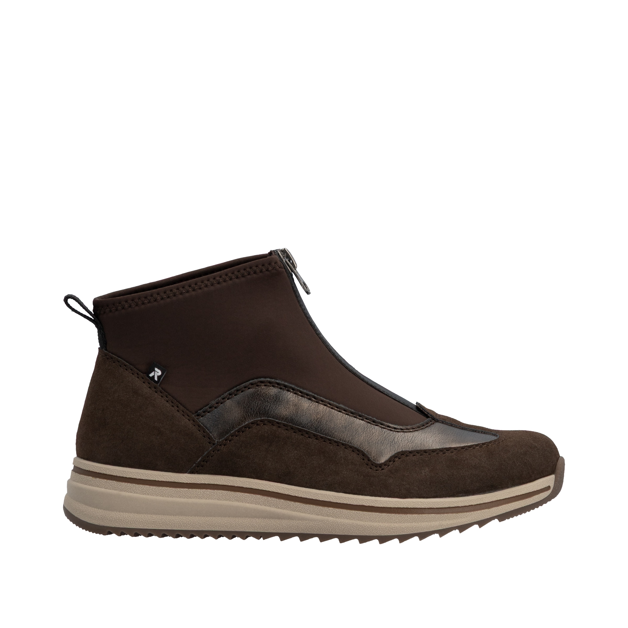 Rieker Sneakerboots  Stiefelette, High-Top Sneaker mit Reißverschluss vorne