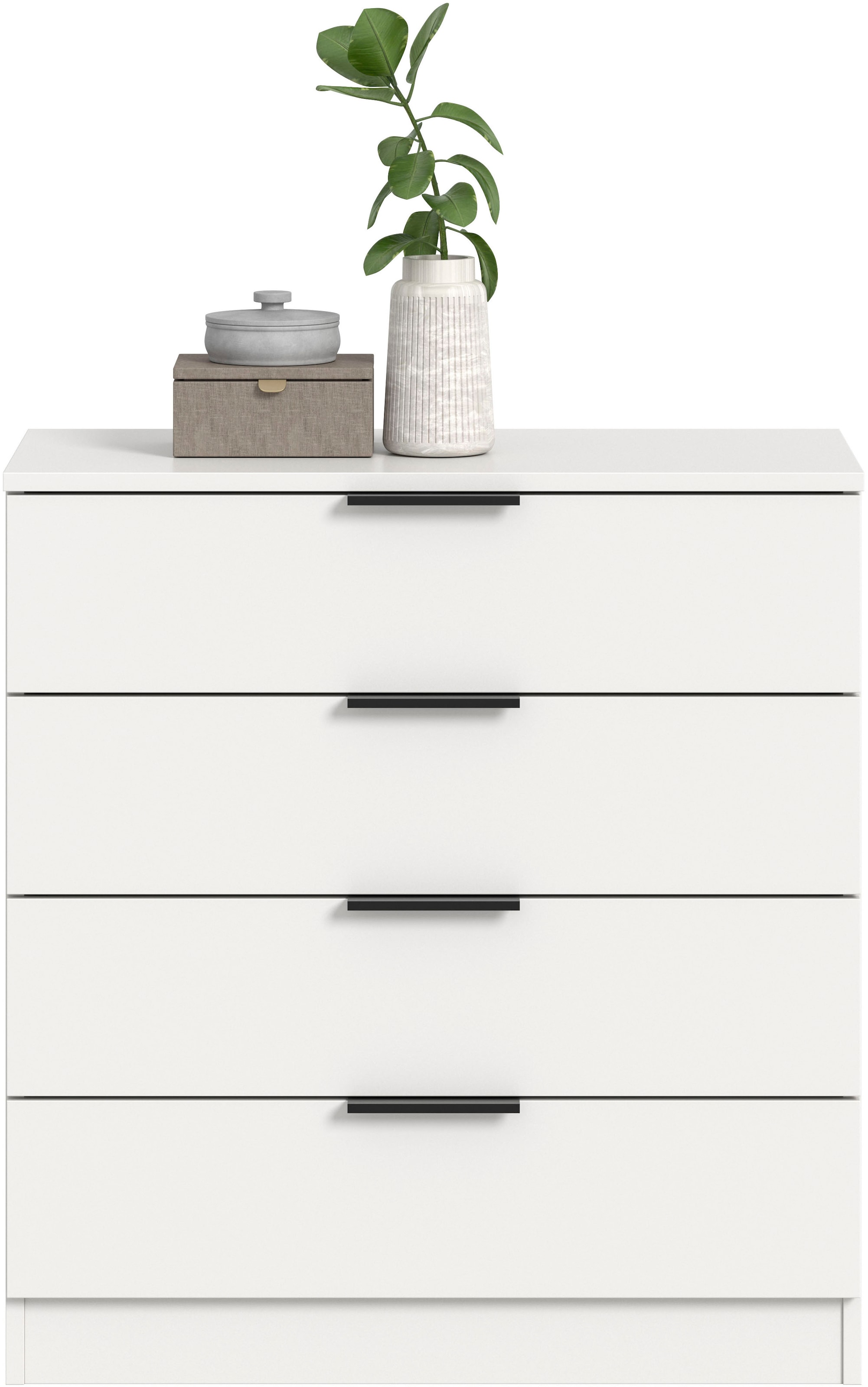 Home affaire Kommode »SKARDE, Breite 74 cm, 4 Schubkästen, viel Stauraum« in verschiedenen Farben und Breiten erhältlich, individuell einsetzbar,  Sideboard, Anrichte, Schubkastenkommode, Schrank,