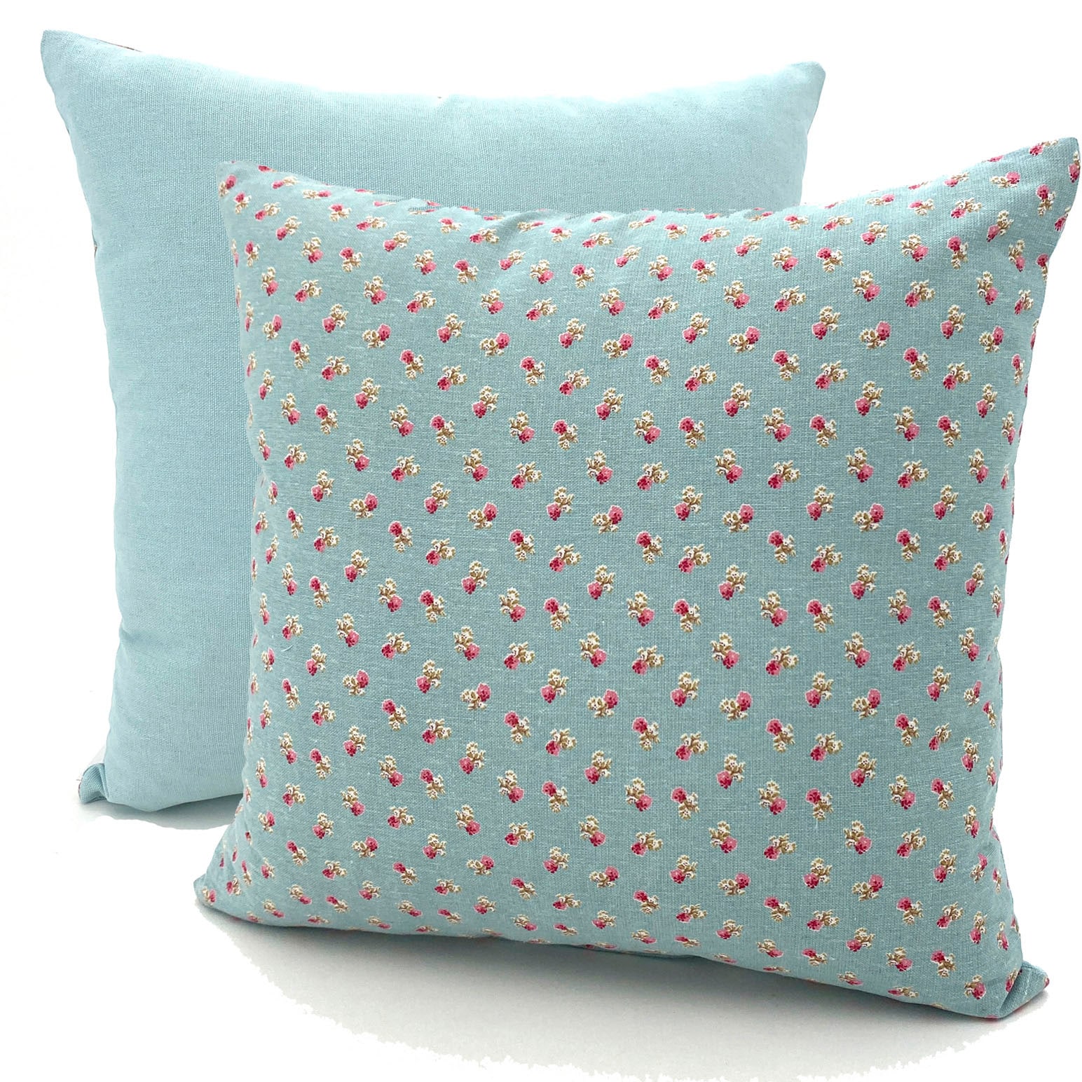 Weckbrodt Dekokissen »Alicia« Leinen, bedruckt mit Rosen, floral, geblümt, Kissenhülle ohne Füllung