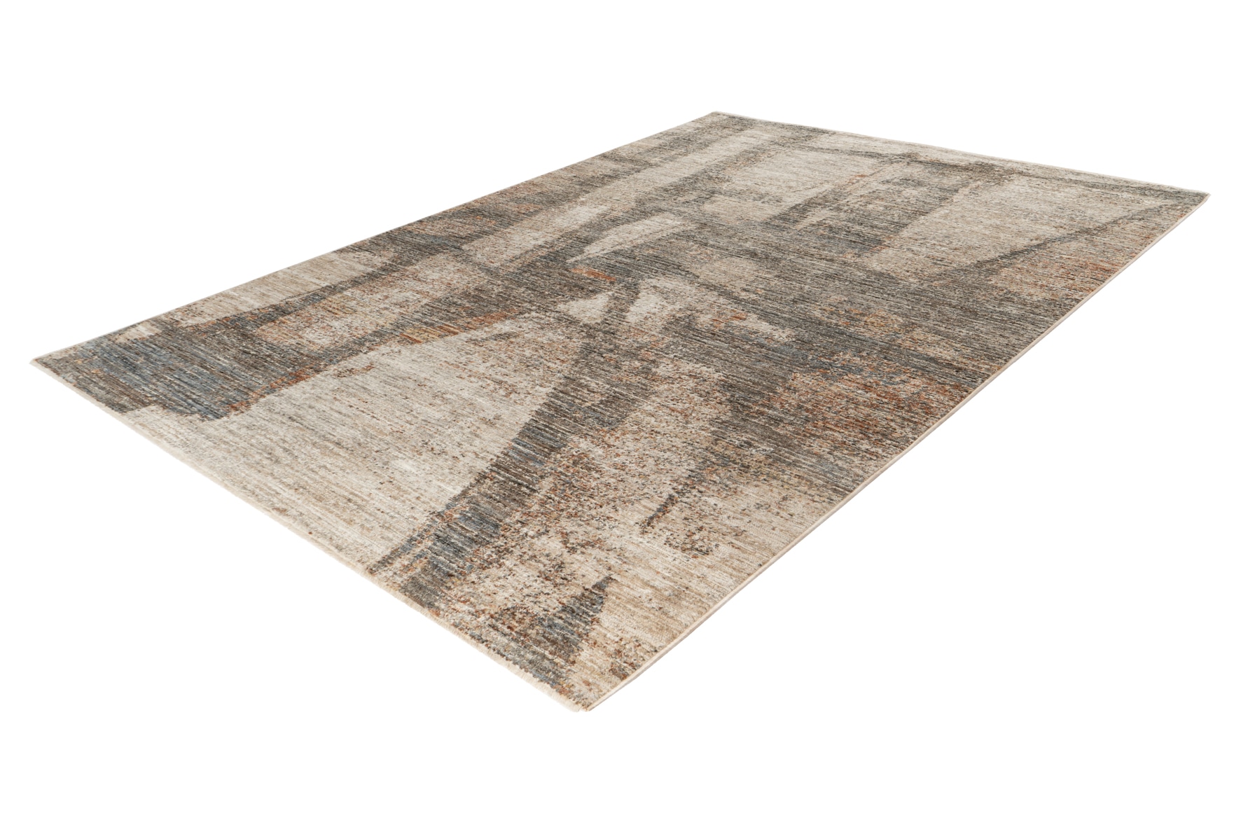 Obsession Teppich »My Everest 423« rechteckig 7 mm Höhe abstrakt gemustert, mit Fransen, Vintagedesign