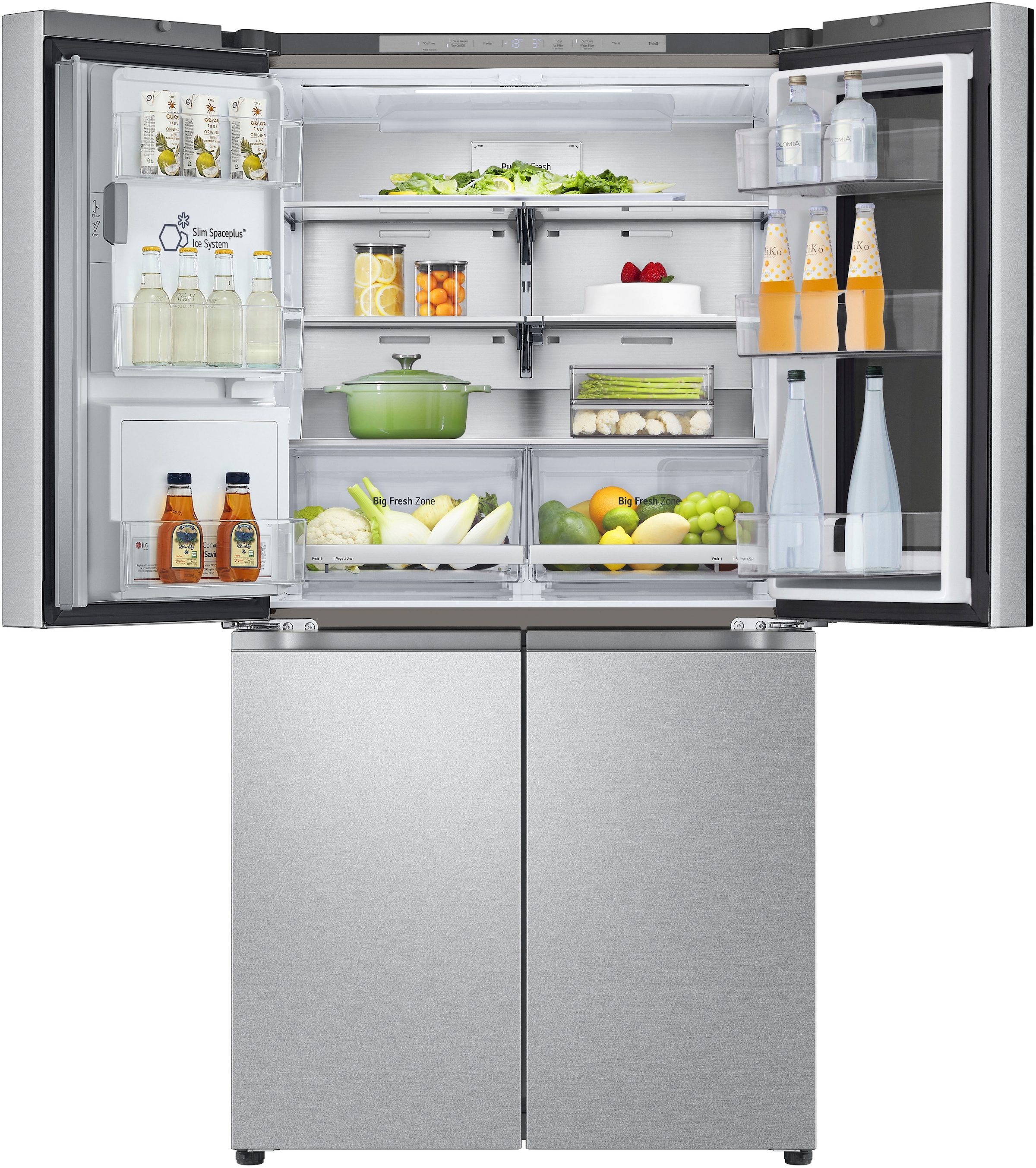 LG Multi Door »GMG960MBEE«, InstaView®: zweimal klopfen, reinschauen! mit Craft Ice - Spender
