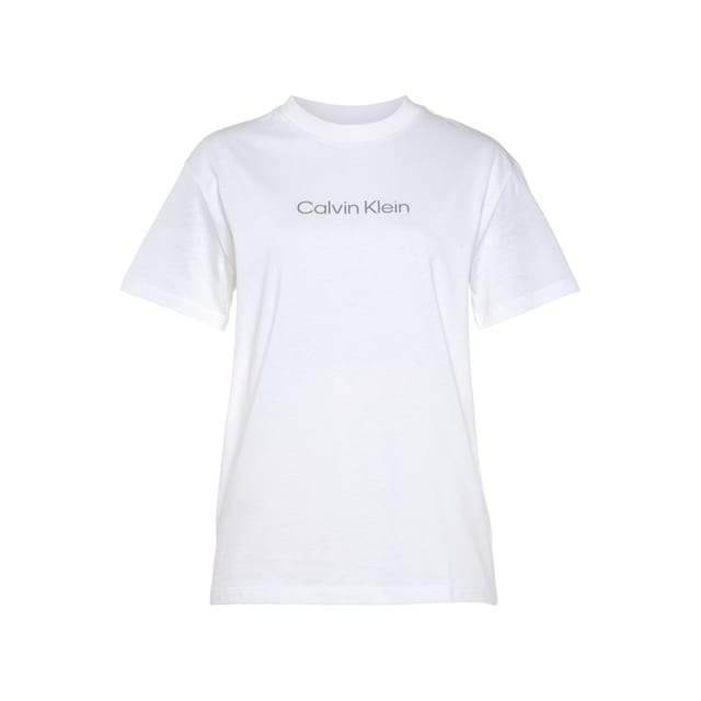bei Calvin LOGO der ♕ mit Print T-Shirt Calvin Klein Brust auf T-SHIRT«, Klein METALLIC »HERO