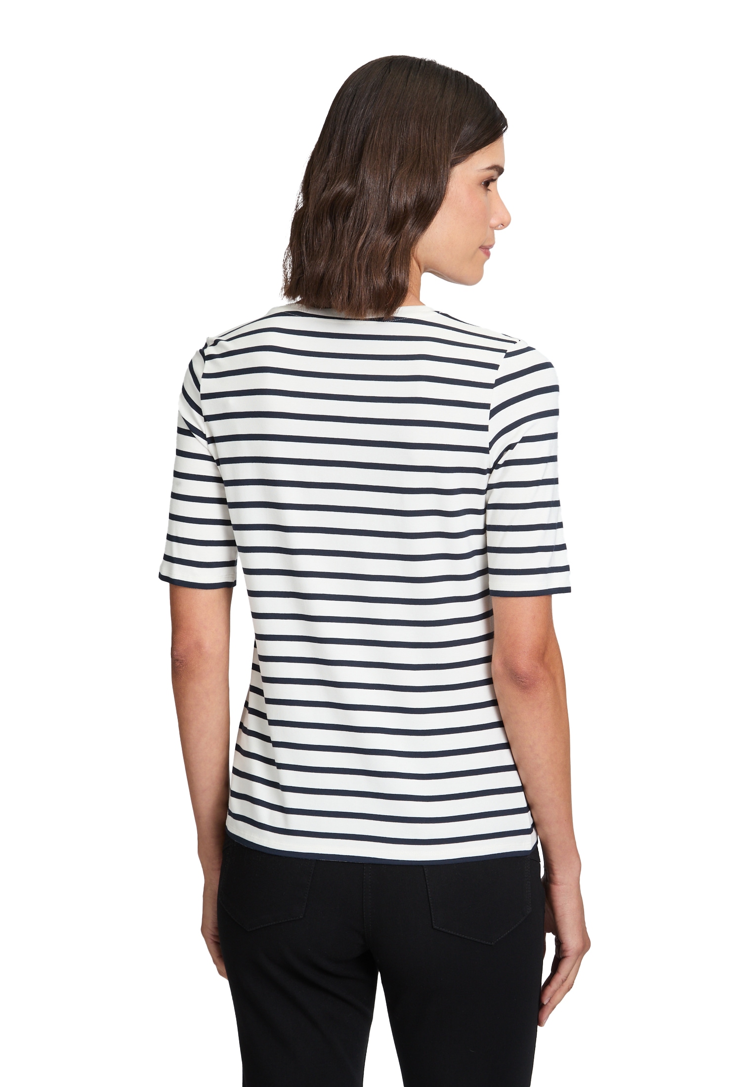 Betty Barclay T-Shirt »Ringelshirt mit Schmucksteinen«