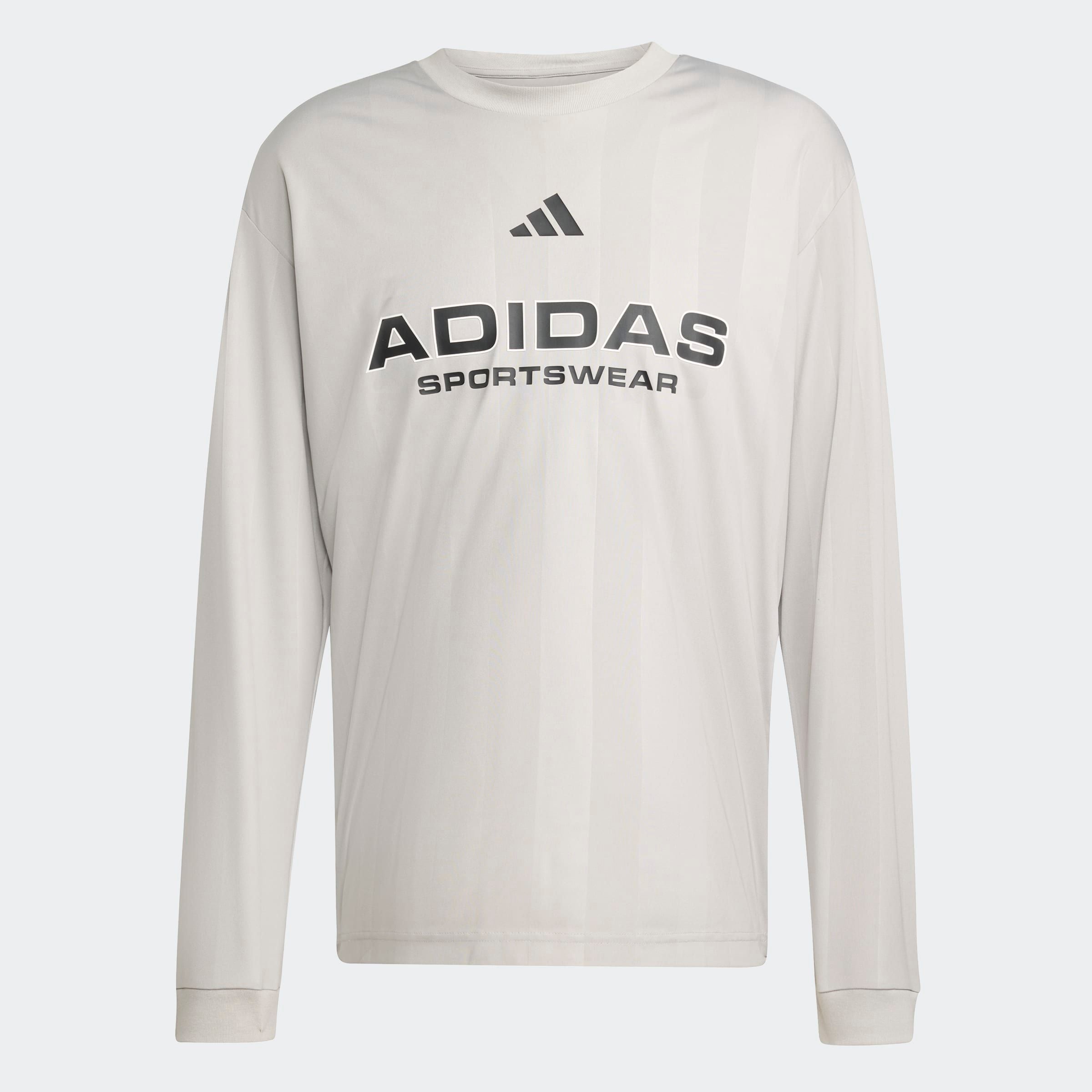 adidas Sportswear Langarmshirt »LANGÄRMELIGES JERSEY AUS JACQUARD«