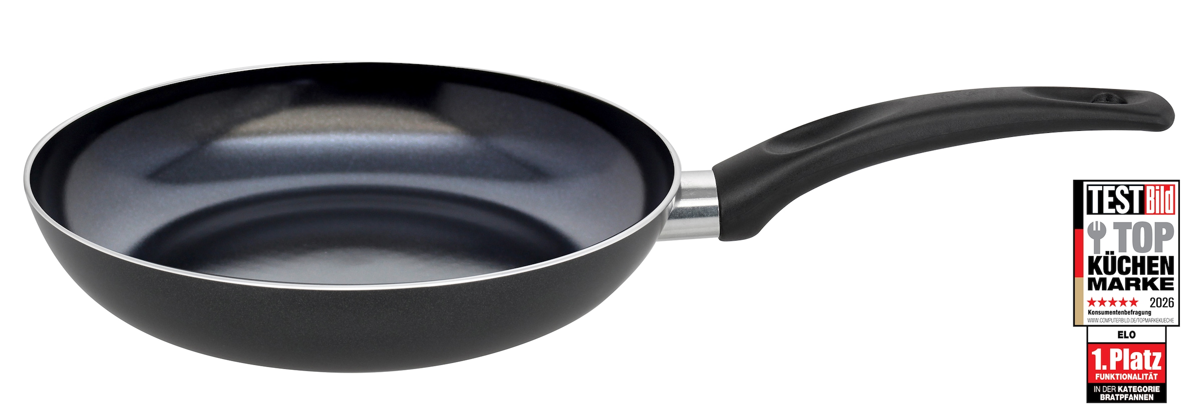 Elo Basic Bratpfanne "Prima Cucina" Aluminium 1 Stk. tlg. Für alle Herdarten geeignet, inkl. Induktion