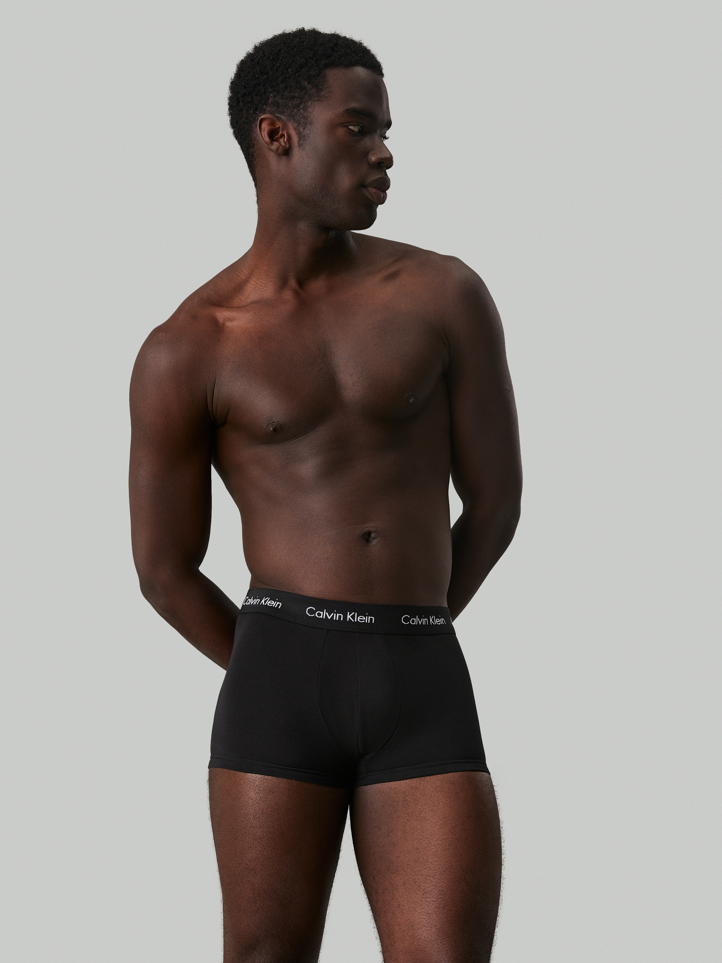 Calvin Klein Underwear Trunk »LOW RISE TRUNK 5PK« Packung, 5er-Pack,  mit Logo-Elastikbund (5 Stück)