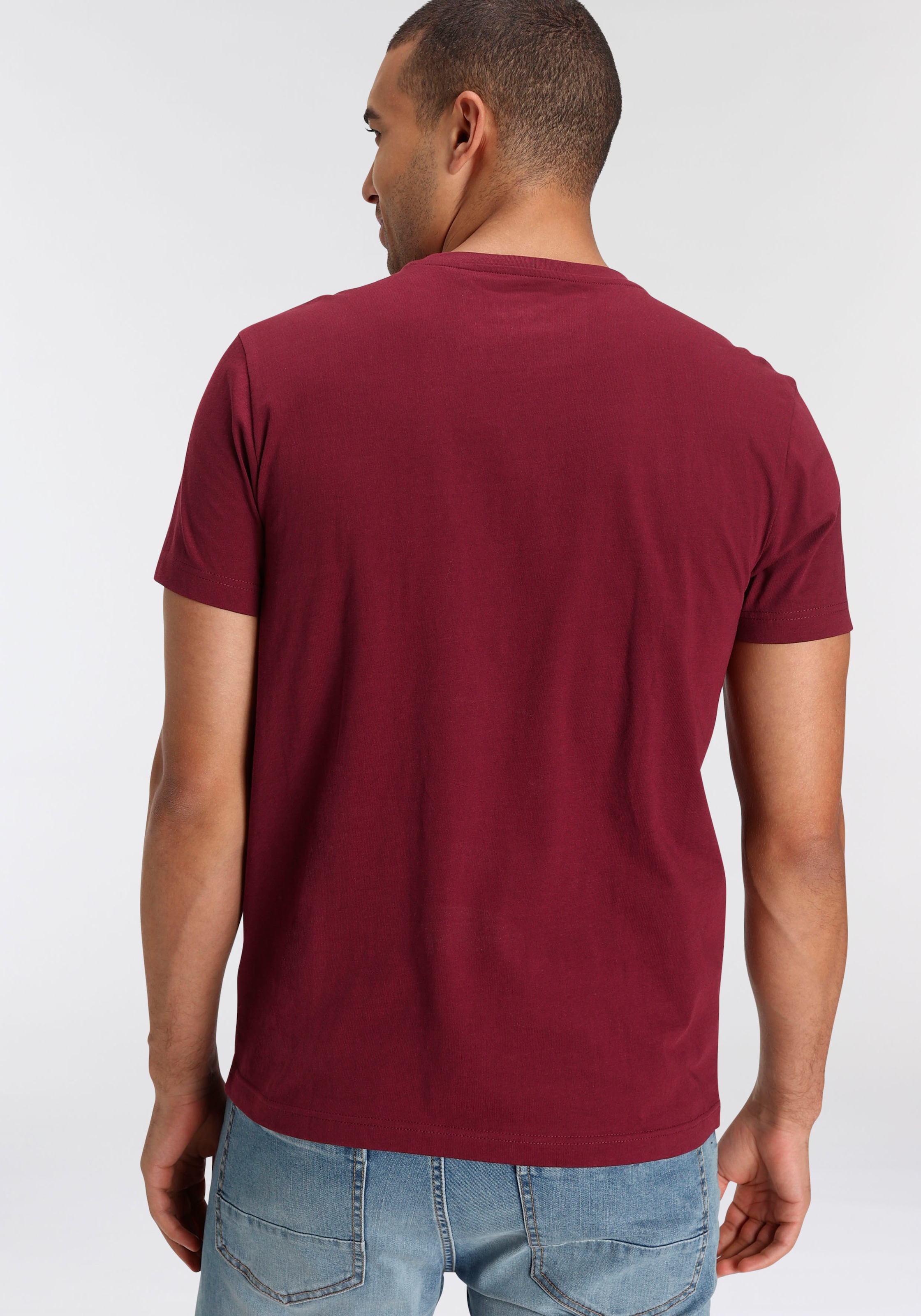 AJC T-Shirt, (3er-Pack), lockere Passform, Basic-Stil