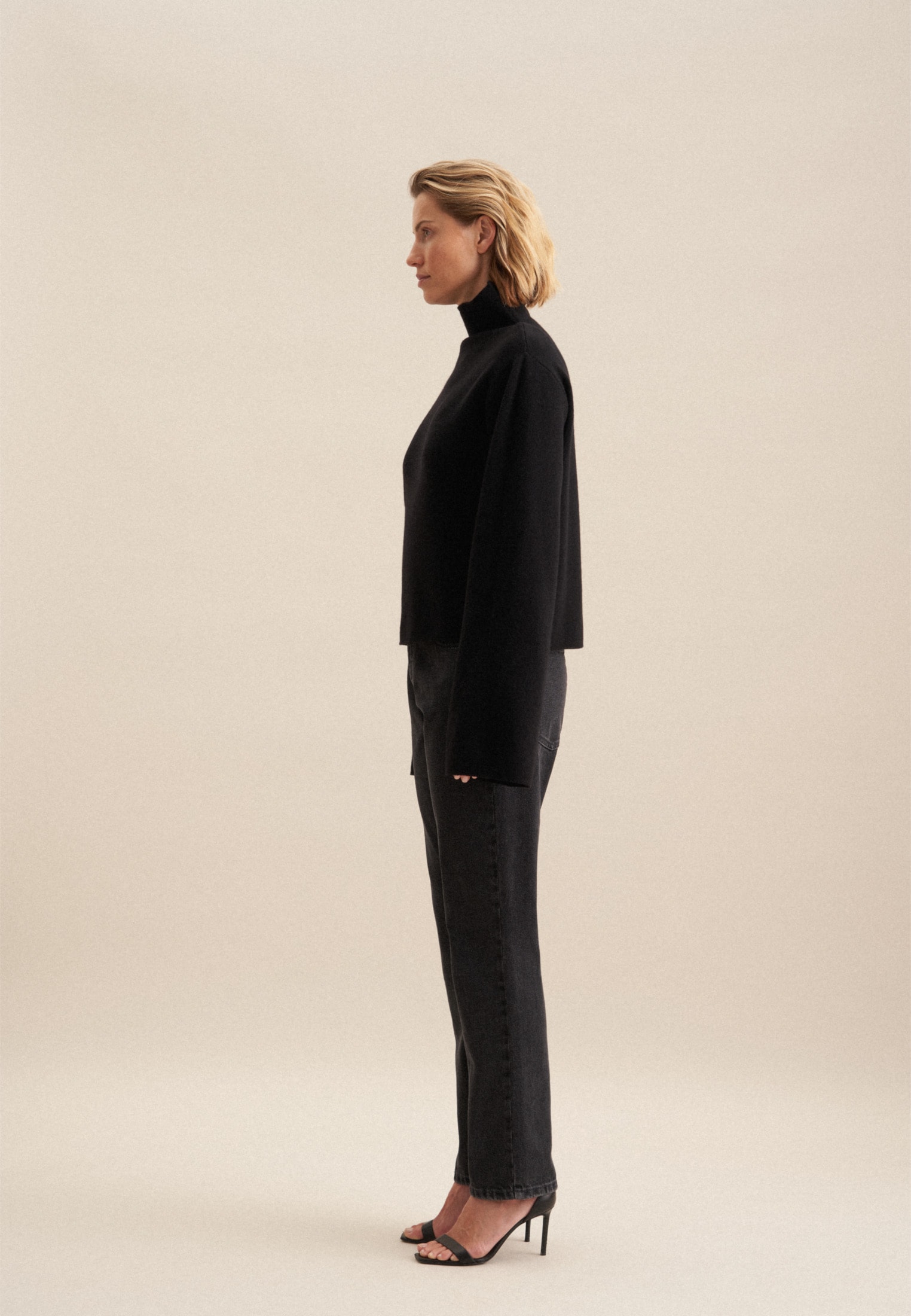seidensticker Strickpullover »Schwarze Rose« 1/1 Turtleneck