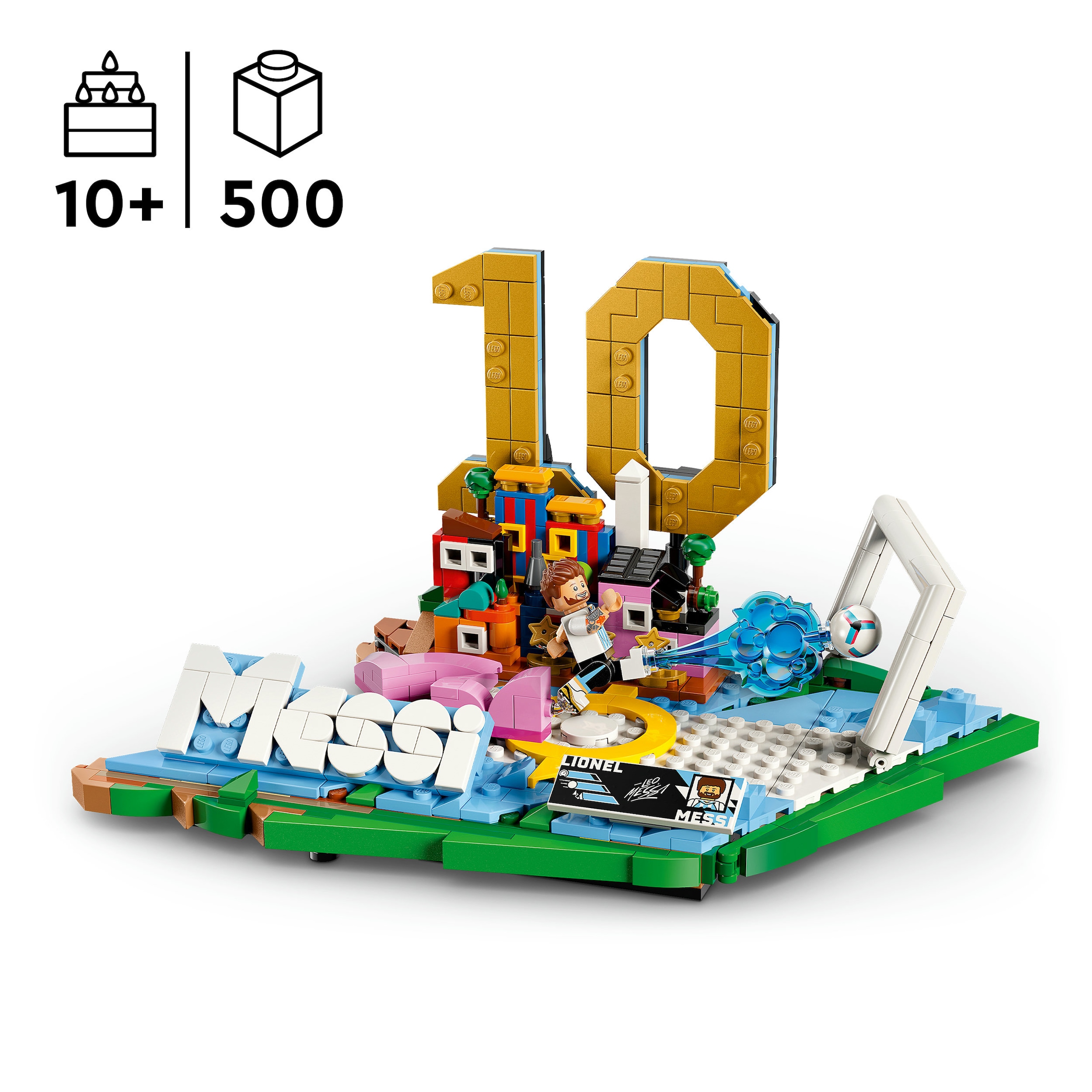 LEGO® Konstruktionsspielsteine »Lionel Messi – Fußball-Highlights (43011), LEGO Editions Football«