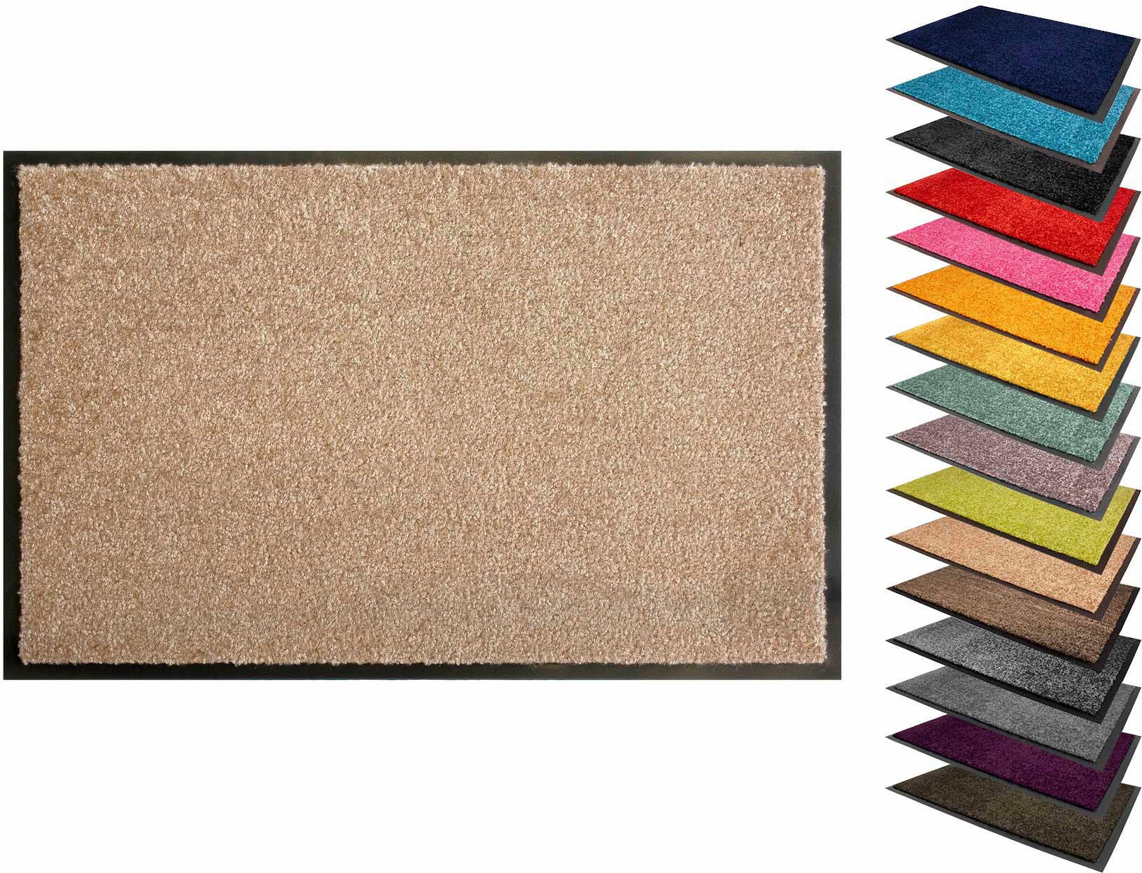 Primaflor-Ideen in Textil Fußmatte rechteckig, Schmutzfangmatte, online UV-beständig, »Schmutzfangmatte CLEAN Uni-Farben, waschbar PRO«, kaufen