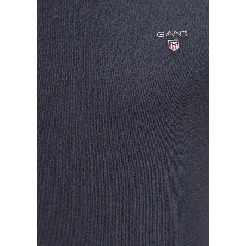 Gant V-Shirt, mit Blende