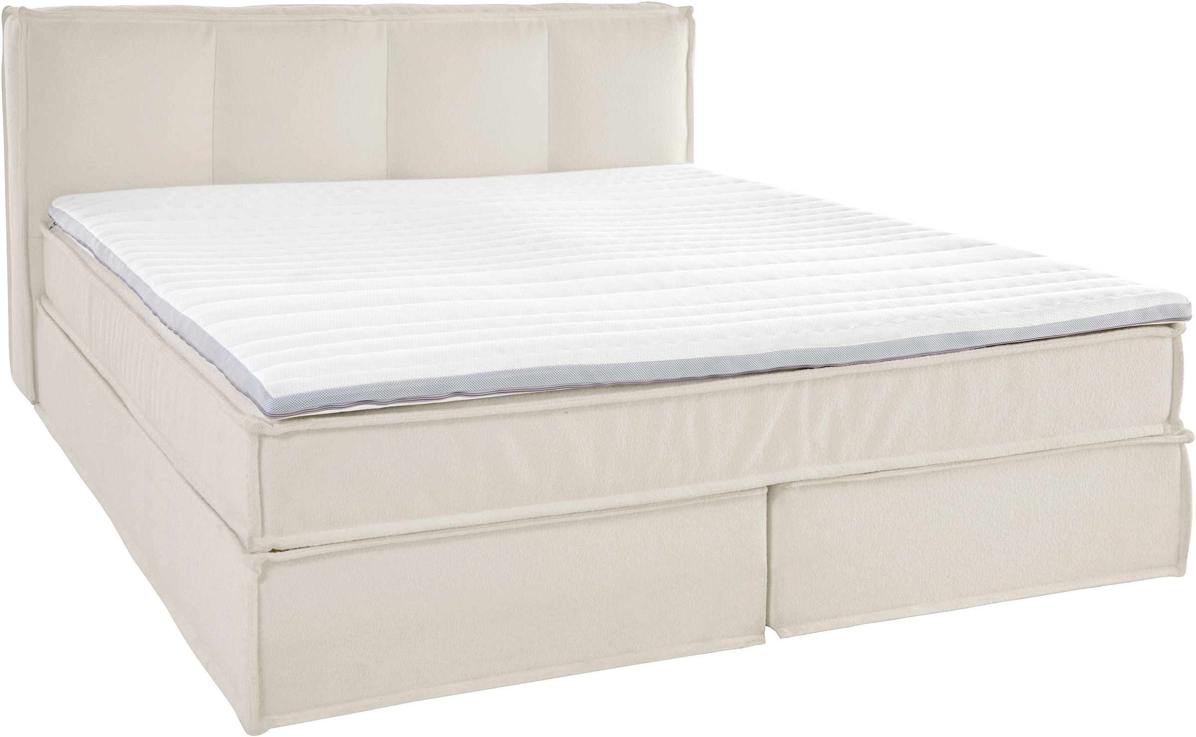 LeGer Home by Lena Gercke Boxspringbett »Addyson« Härtegrade H2, H3 und H4 wählbar,  Boxspringbett inkl. Topper, 2 Matratzen