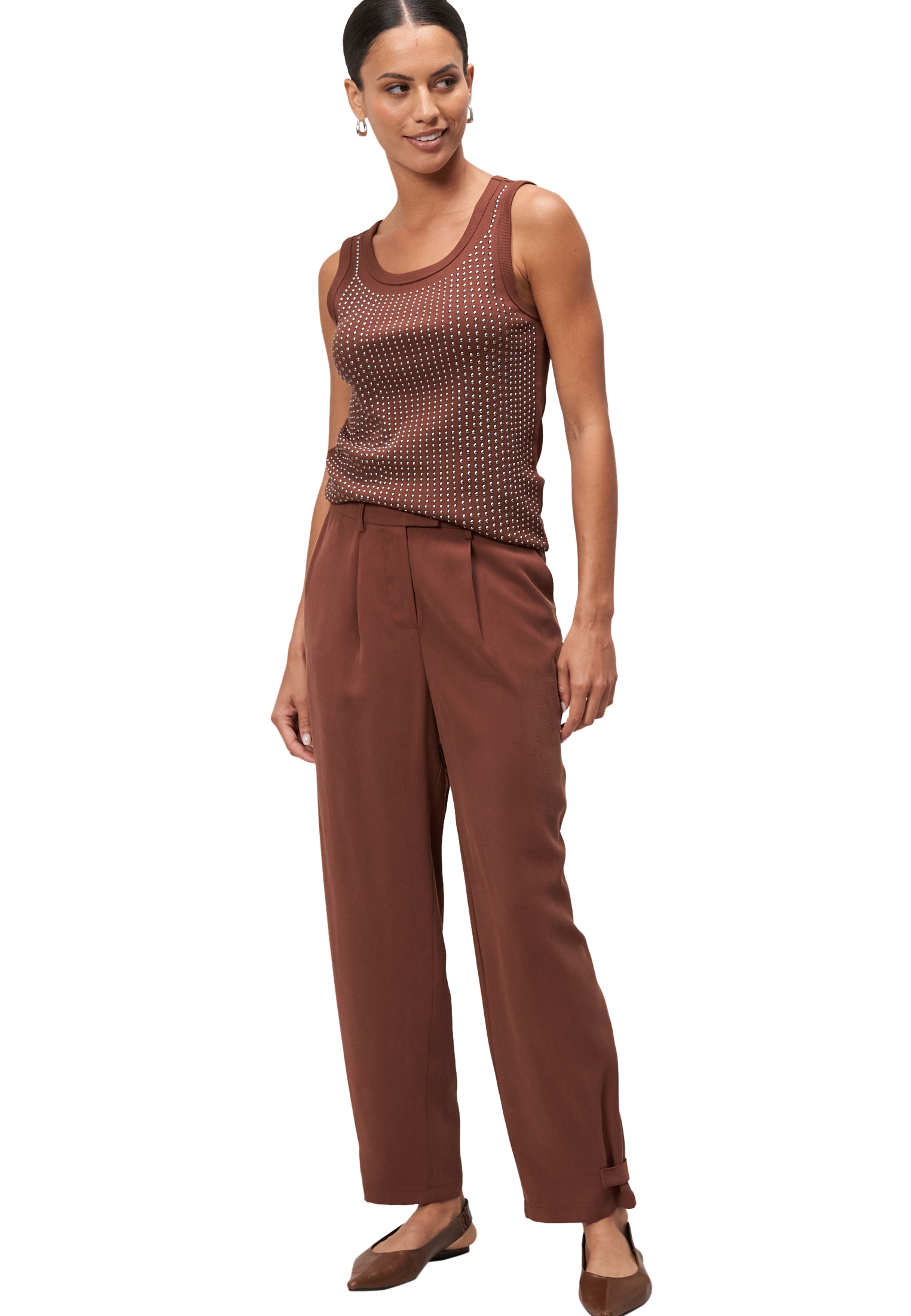 Zero Stoffhose »Hose mit schmalem Bein 26 Inch«