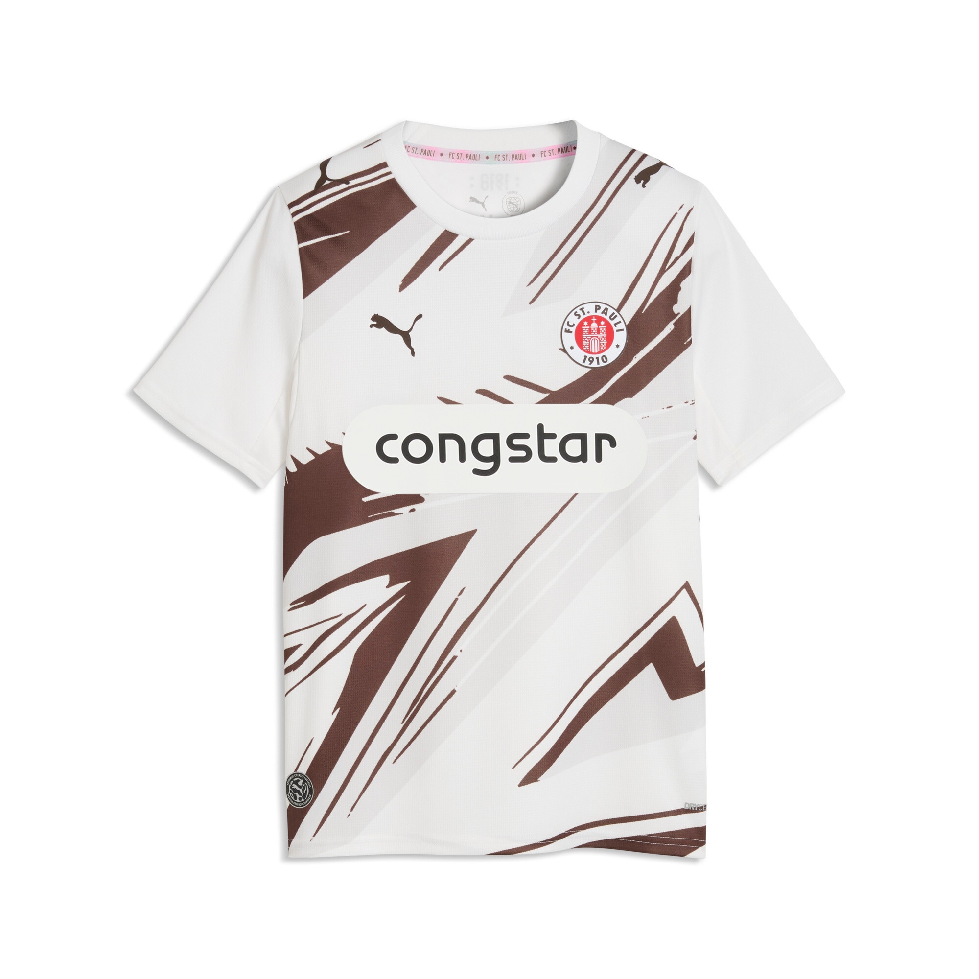 PUMA Fußballtrikot »FCSP AWAY JERSEY REPLICA JR« für Jugendliche, mit DryCELL Technologie, atmungsaktiv, Regular Fit
