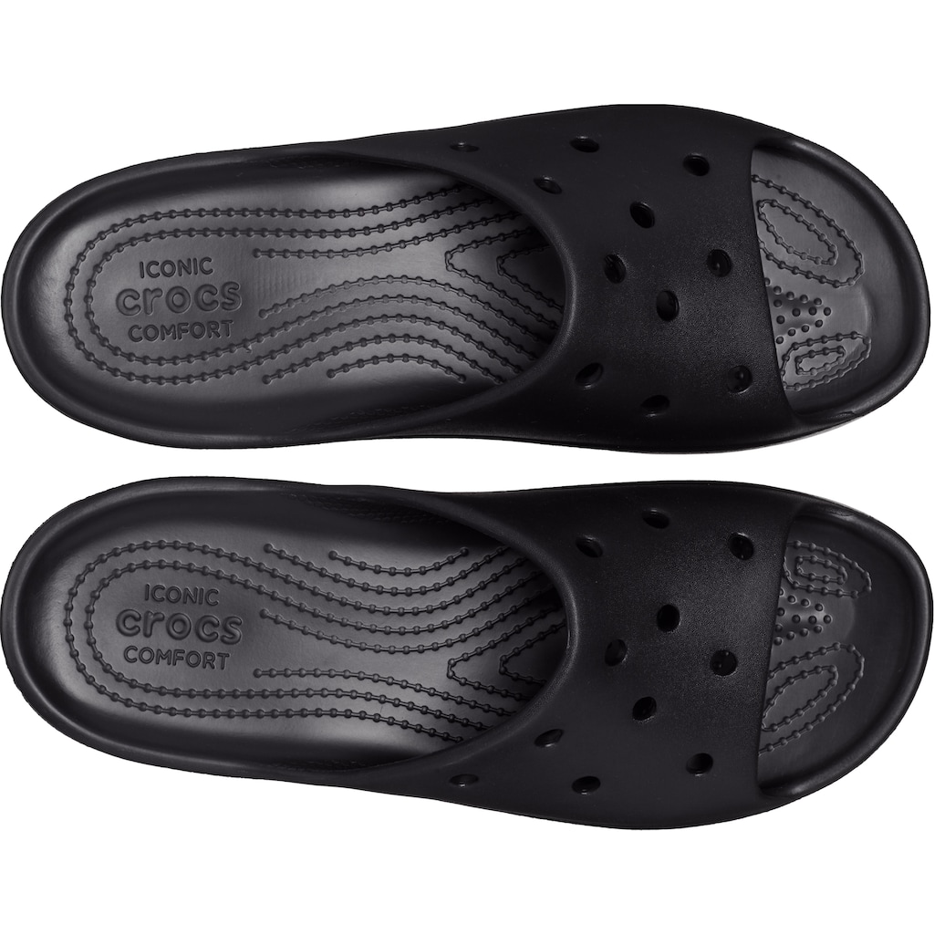 Crocs Badepantolette »Classic Platform Slide«, (Packung)