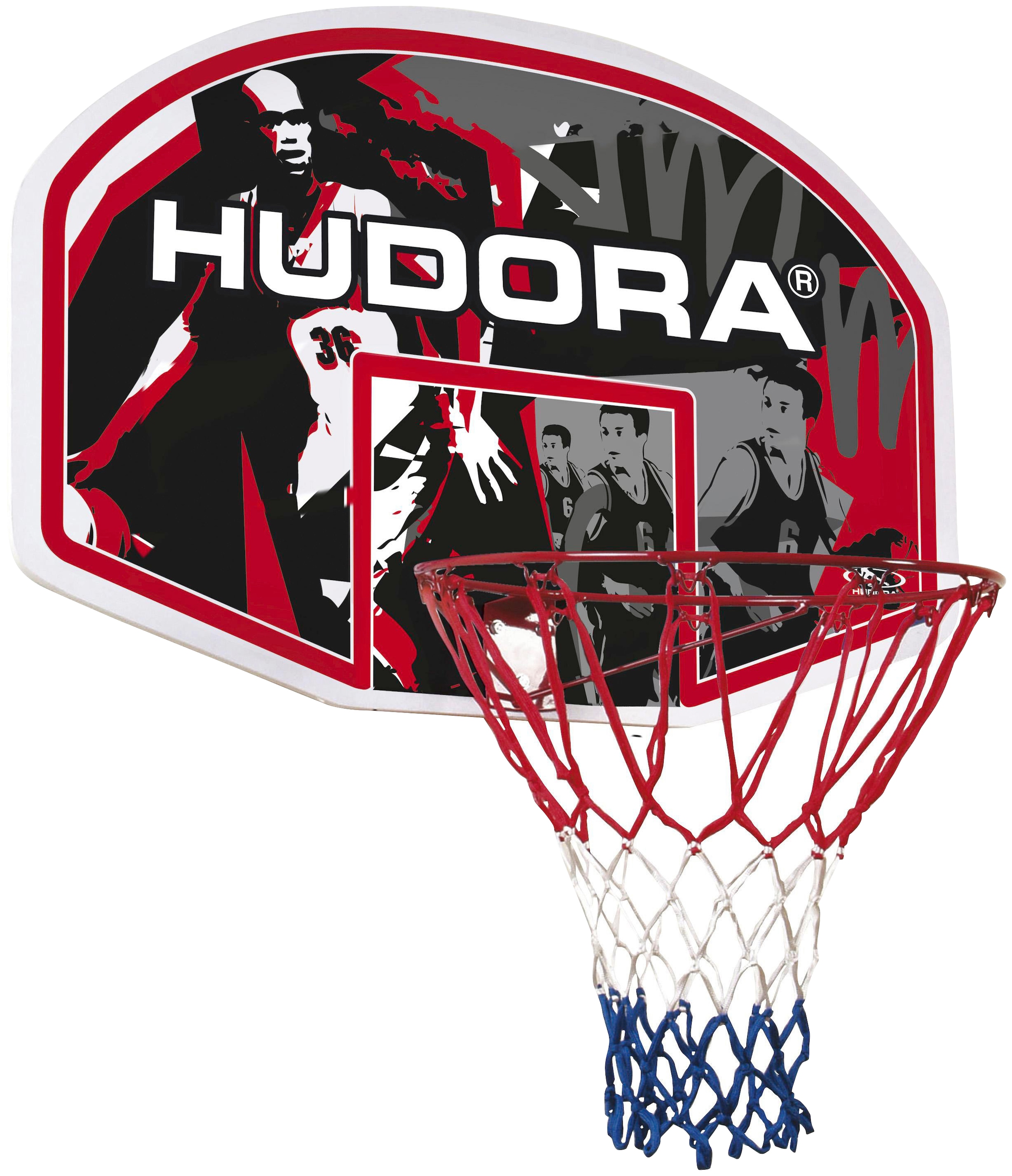Hudora In-/Outdoor«, Basketballkorb mit bei (Set, Basketballkorb »Hudora Basketball-Board)