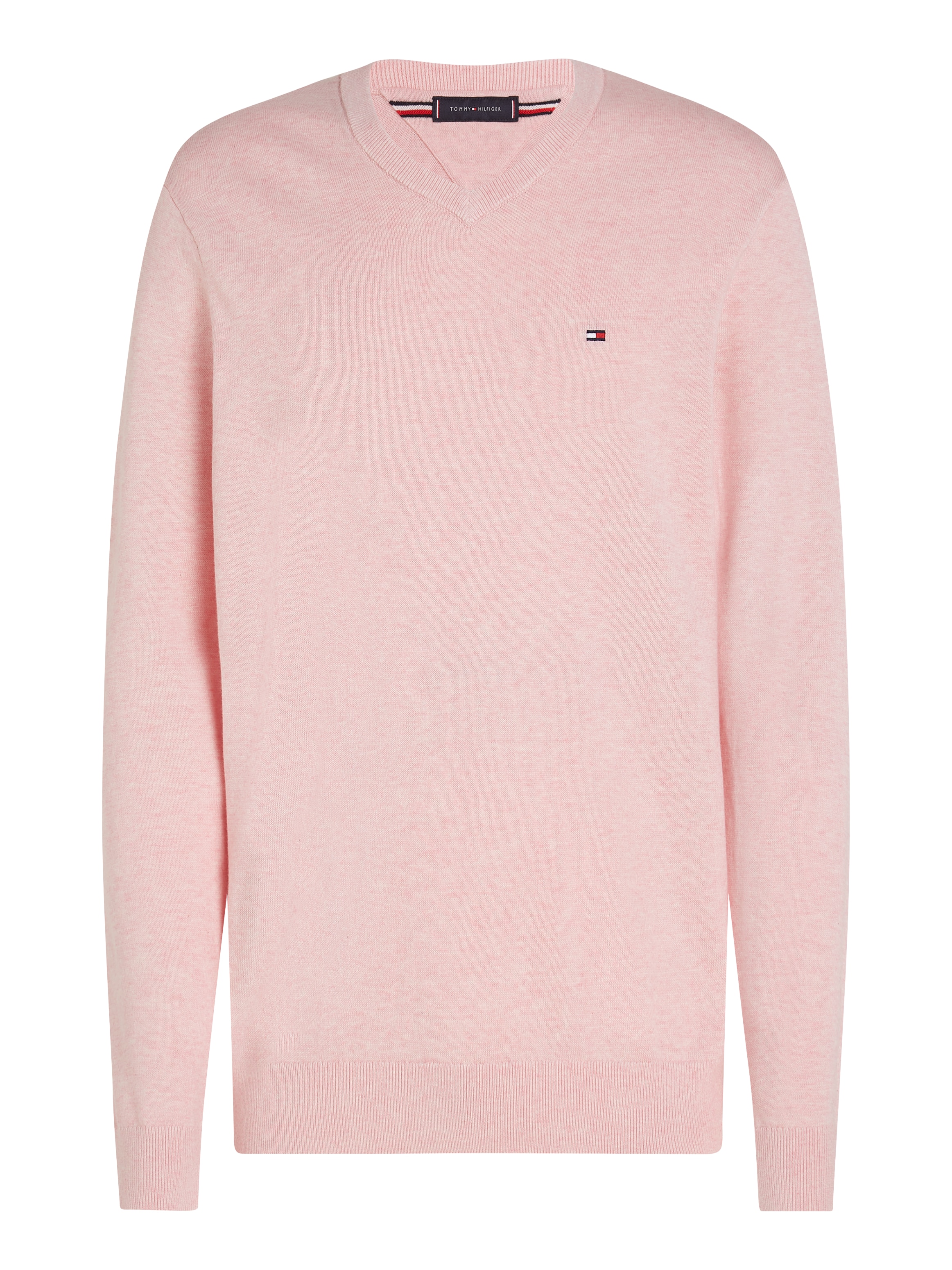 Tommy Hilfiger Strickpullover »ESSENTIAL COTTON V NECK«