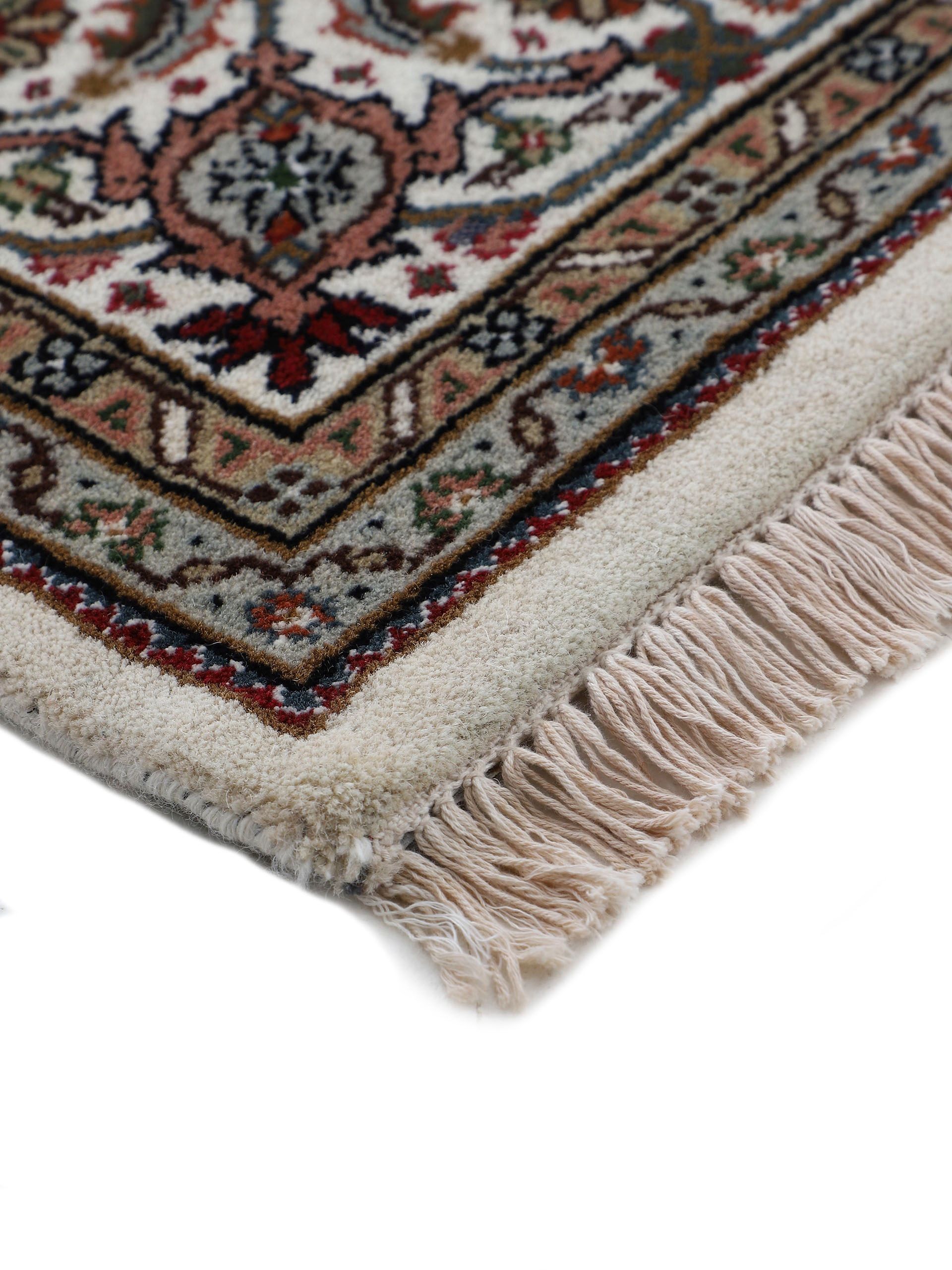 Woven Arts Orientteppich »Tabriz Mahi,  auch als Läufer«, rechteckig, 15 mm Höhe, handgeknüpft, Wohnzimmer, reine Wolle