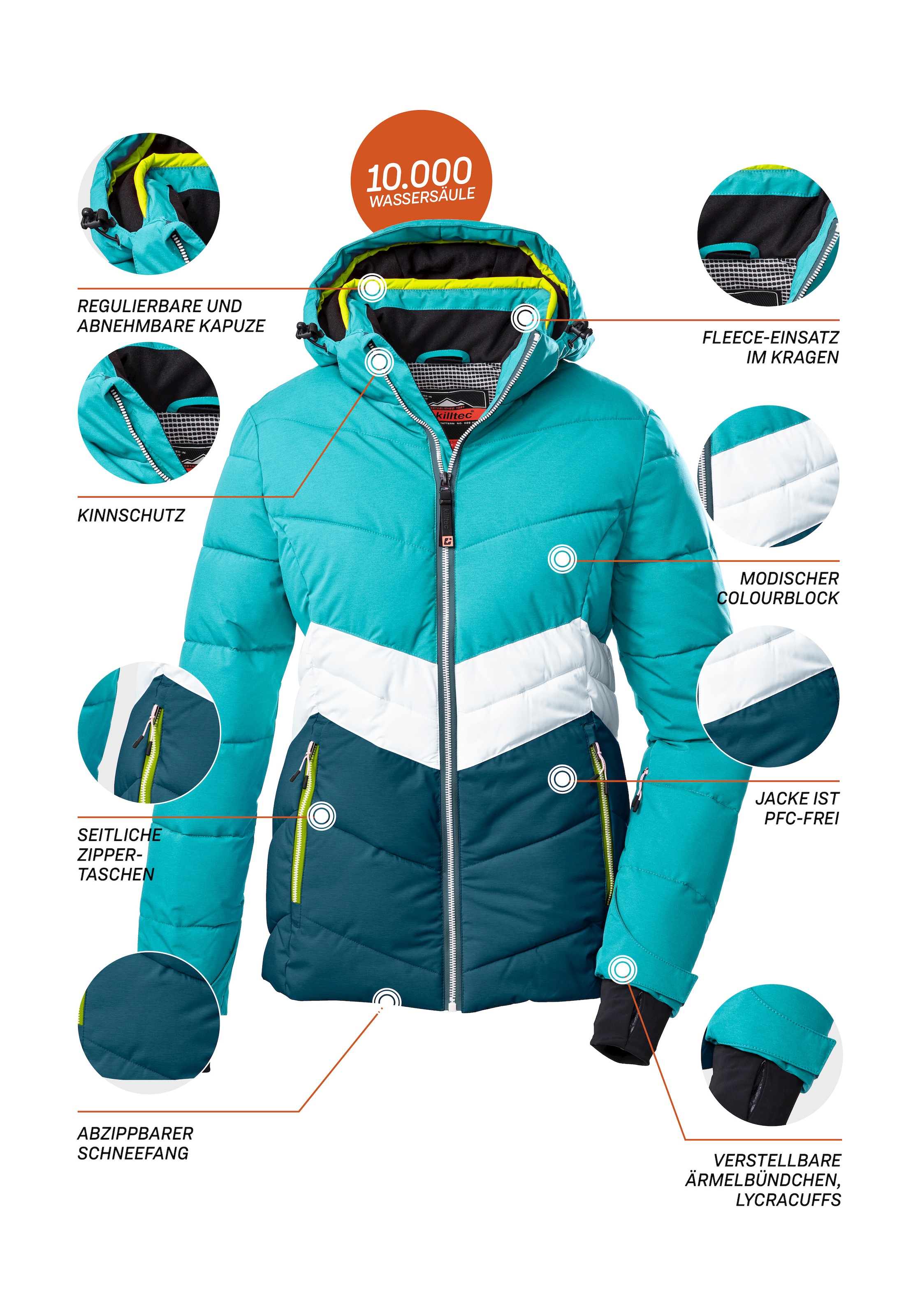 Killtec Skijacke »KSW 1 WMN SKI QLTD JCKT«