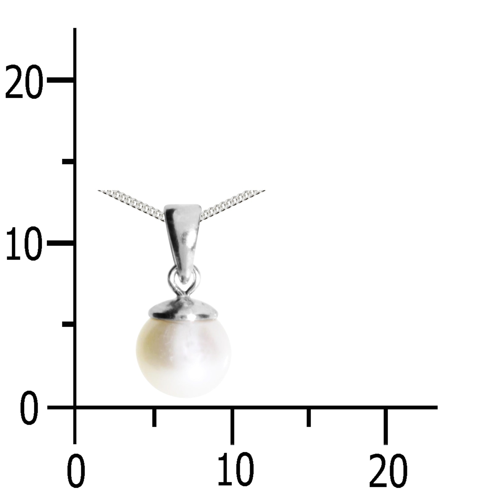 OSTSEE-SCHMUCK Kette mit Anhänger »- Ingrid 6 - Silber 925/000 - Zuchtperle«