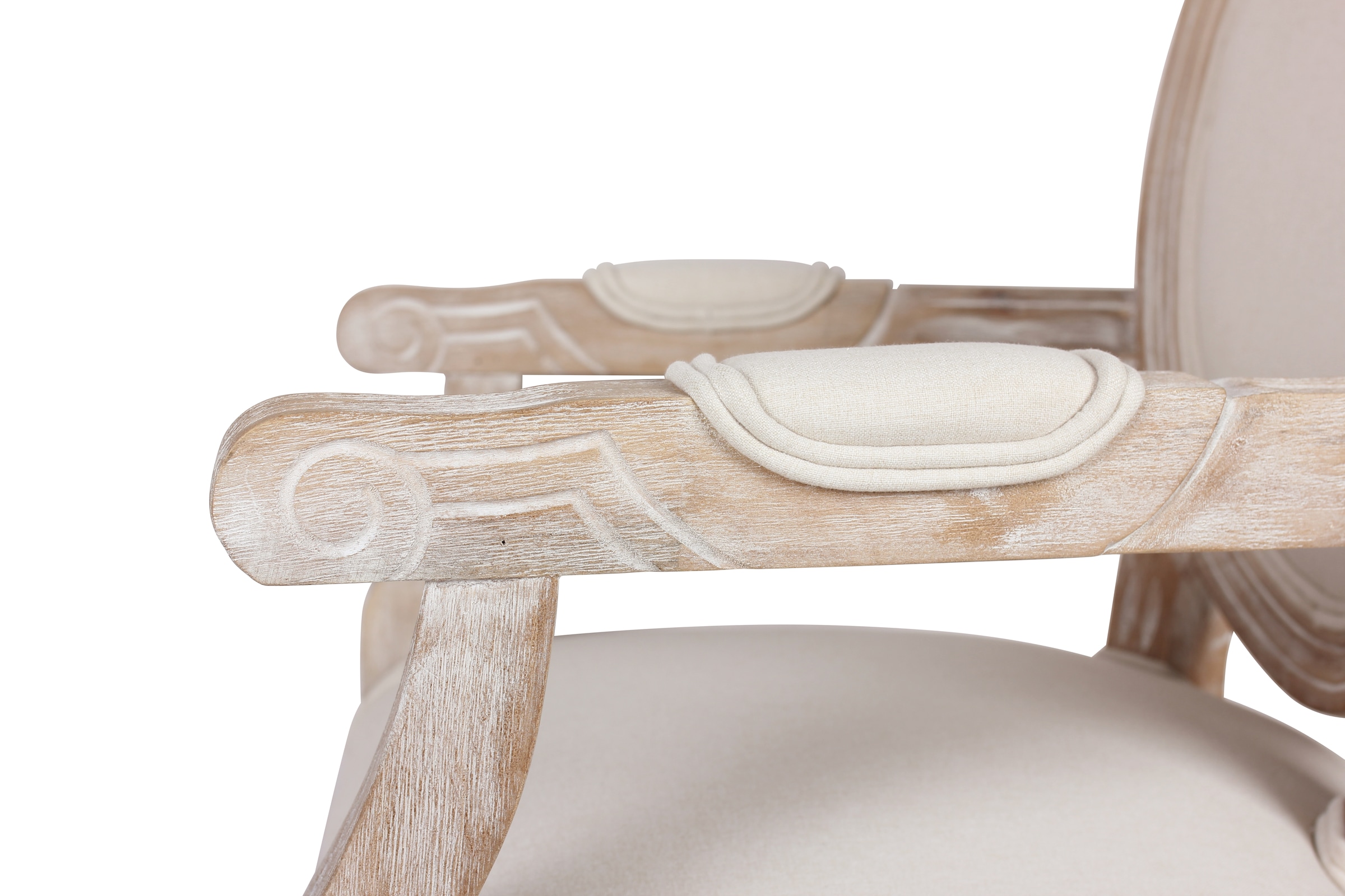 Guido Maria Kretschmer Home&Living Armlehnstuhl »Beatrice, TOPSELLER!«, Struktur, Teilmassiv, in 5 Farben