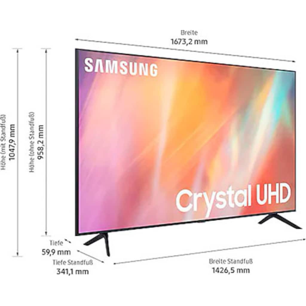 Samsung LED-Fernseher »GU75AU7199U«, 189 cm/75 Zoll, 4K Ultra HD, Smart-TV