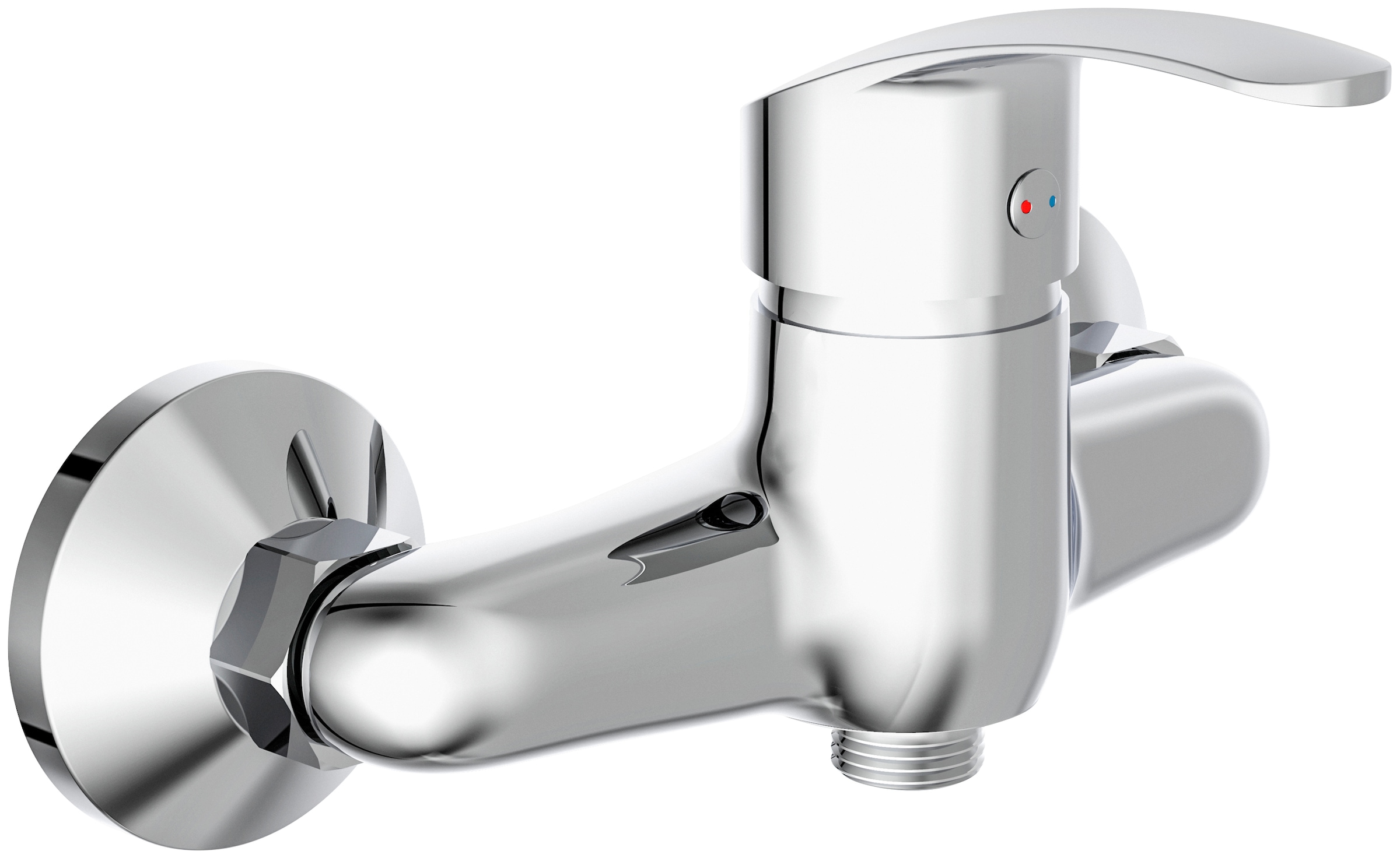 Schütte Duscharmatur "Sirani" Mischbatterie Dusche, Wasserhahn Bad in Chrom
