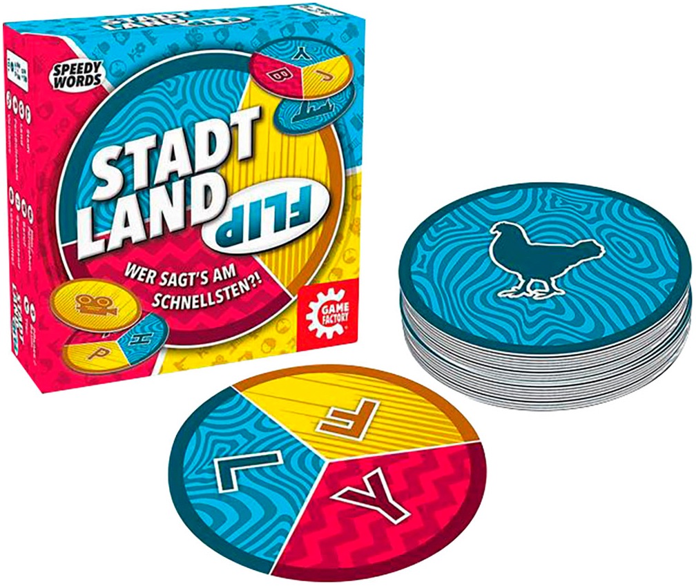 Game Factory Spiel »Stadt Land Flip«