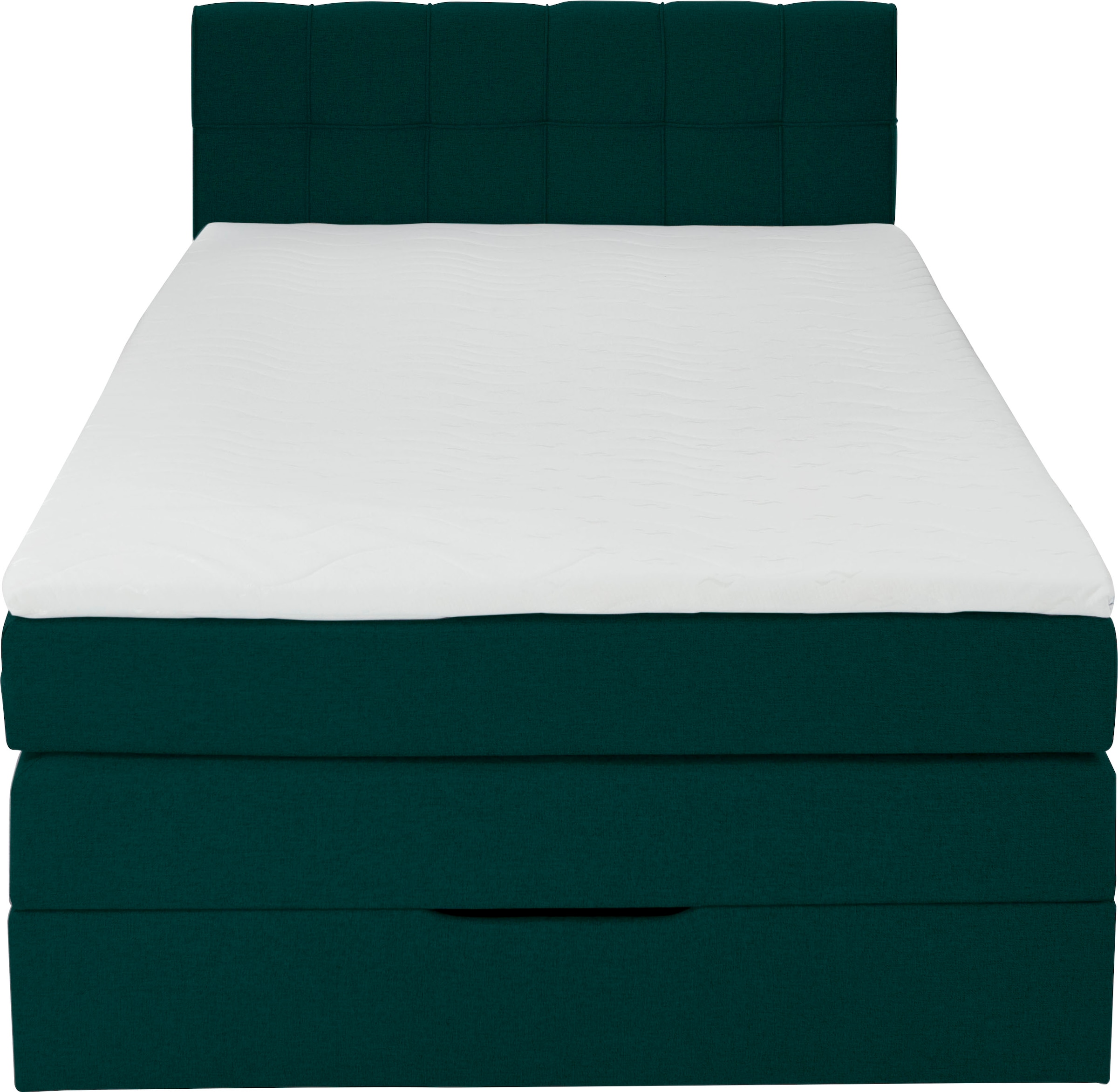 Home affaire Boxspringbett »Fornoli« inkl. Topper und Bettkasten, H3 in zwei Matratzenarten