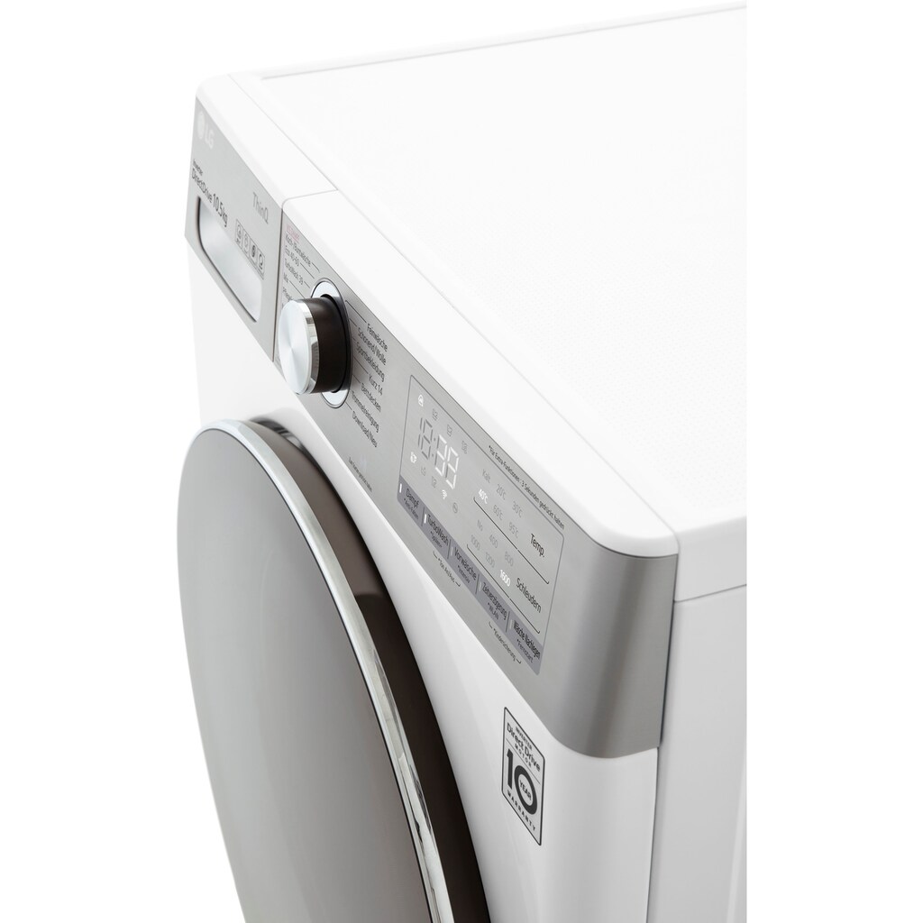 LG Waschmaschine »F6WV910P2«, F6WV910P2, 10,5 kg, 1600 U/min, TurboWash® - Waschen in nur 39 Minuten