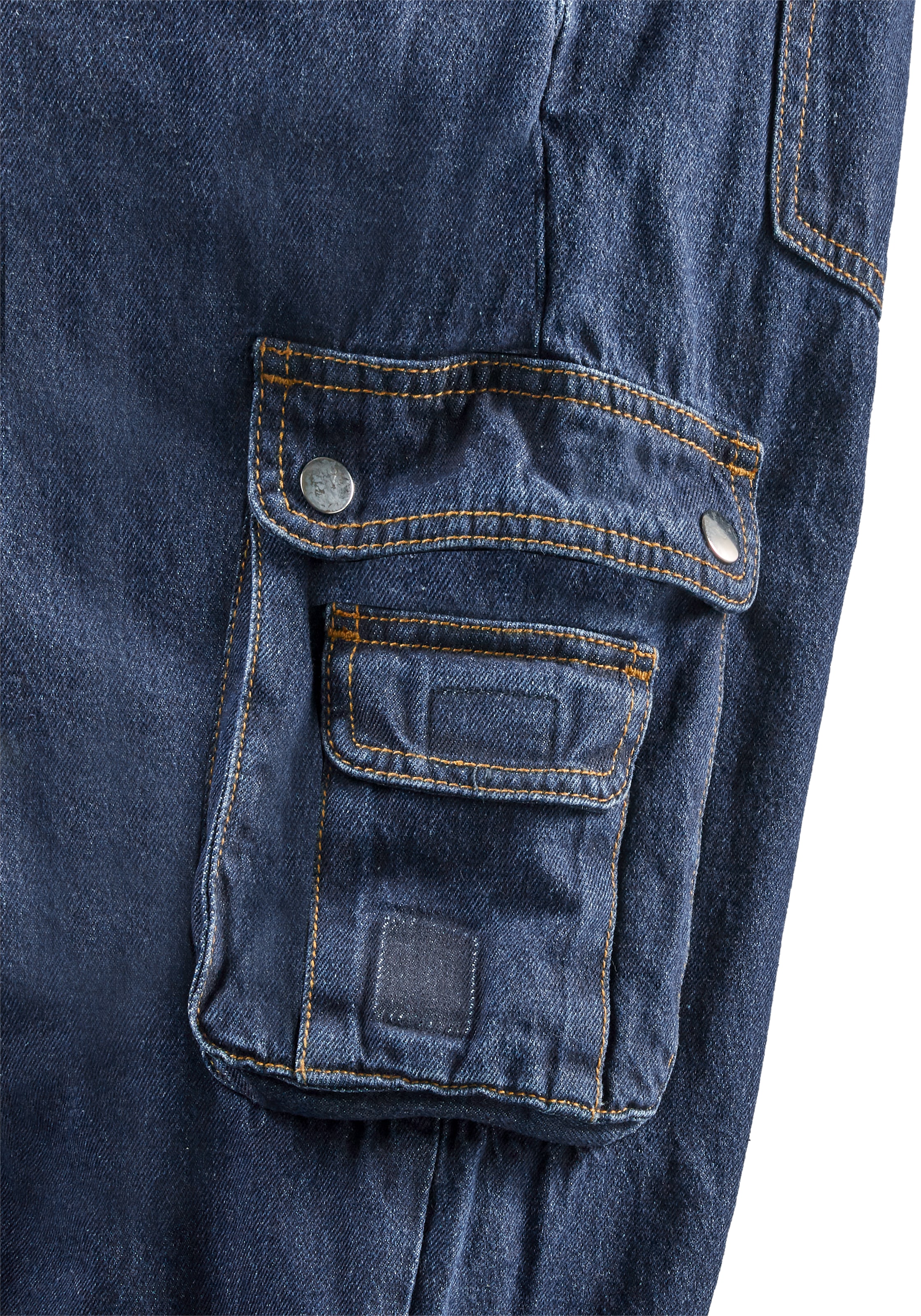 Northern Country Latzhose »Worker ♕ comfort langlebig robuster mit bei 100% dehnbarem Jeans«, Jeansstoff, (aus und fit), 11 Baumwolle, Bund, Taschen, strapazierfähig