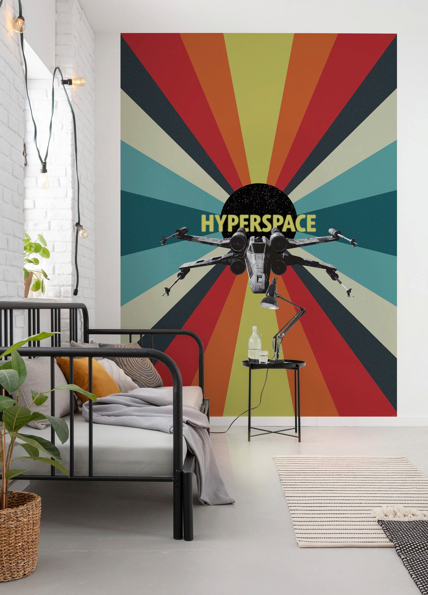 Komar Vliestapete »Digitaldruck Vlies - Star Wars Hyperspace - Größe 200 x 280 cm«, bedruckt, Kinderzimmer