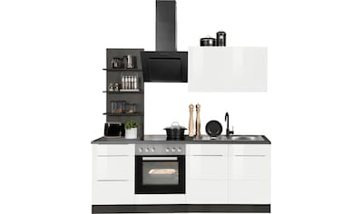 HELD MÖBEL Küchenzeile »Brindisi«, mit E-Geräten, Breite 210 cm kaufen