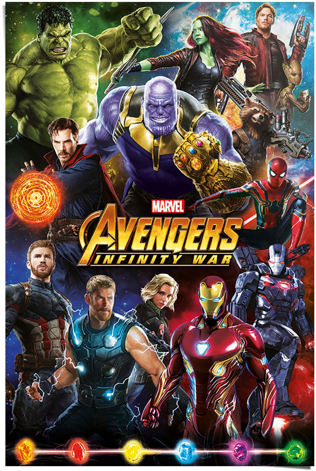 Reinders! Poster »Avengers Infinity War Die Helden«, (1 St.) bequem kaufen