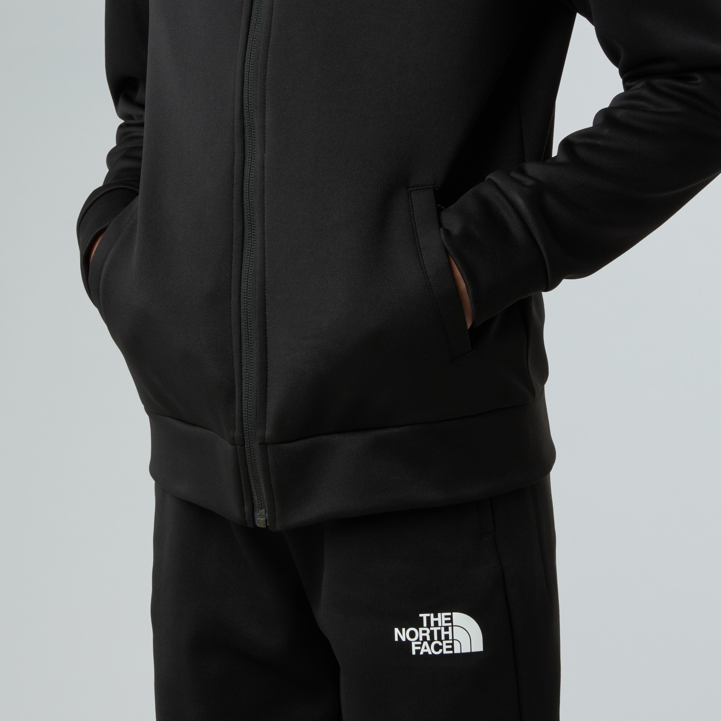 The North Face Fleecejacke »TEEN REAXION FZ HOODIE« 1 Stk. tlg. für Jugendliche, sportlicher Stil, mit Reißverschluss